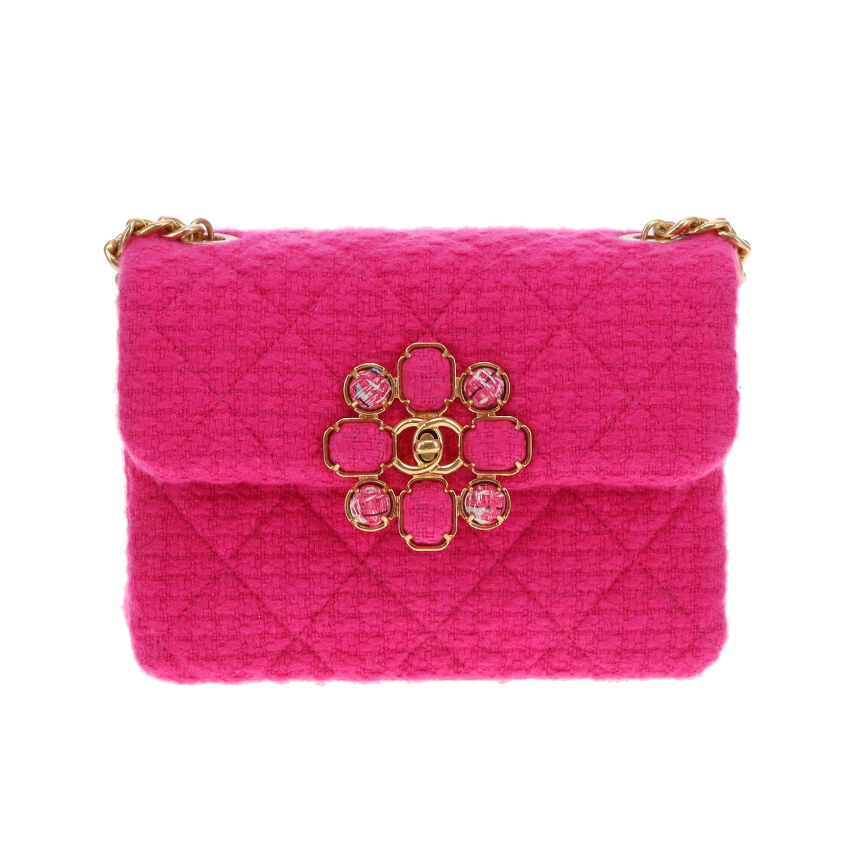 Chanel Fall 2022 Tweed Cashmere Mini Flap