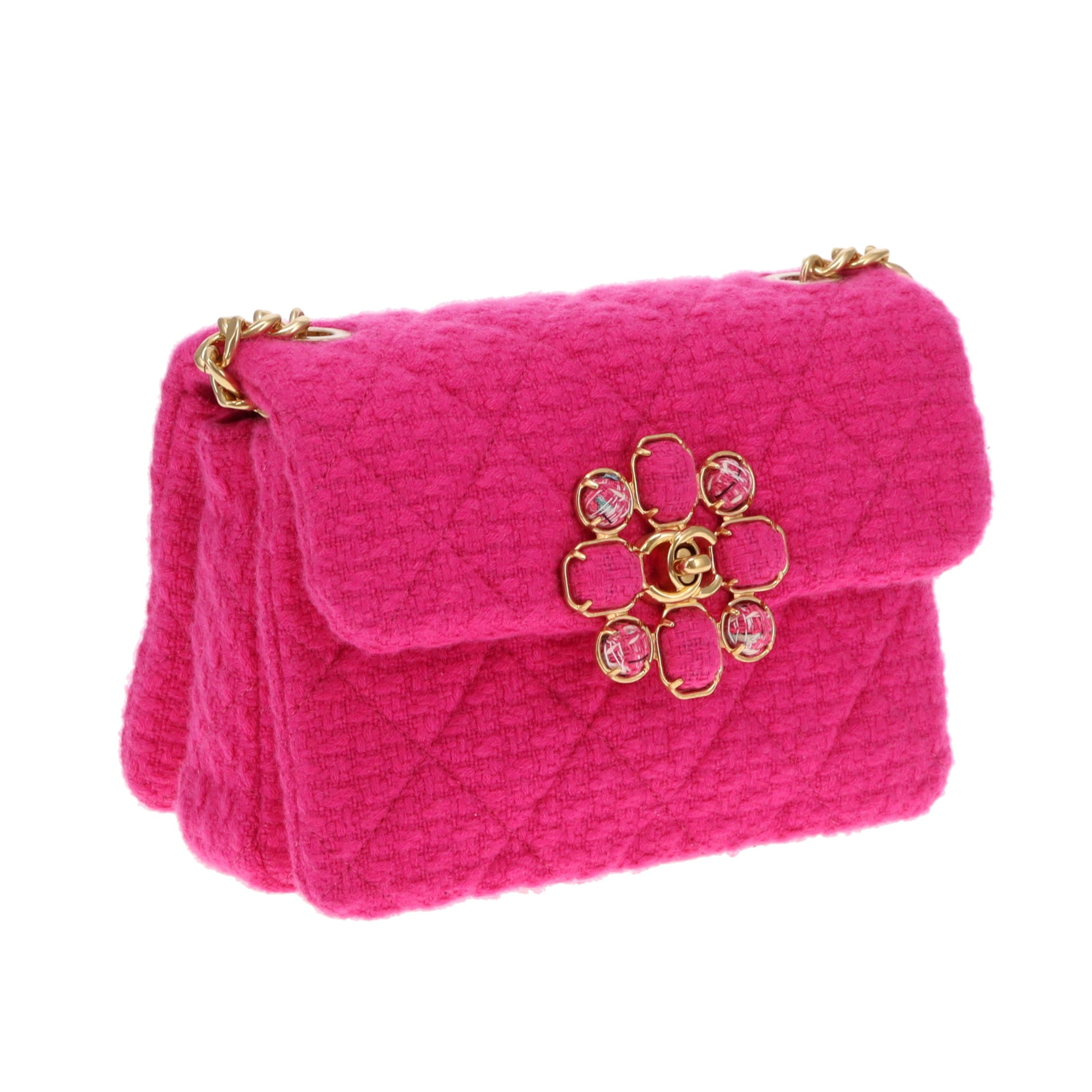 Chanel Fall 2022 Tweed Cashmere Mini Flap