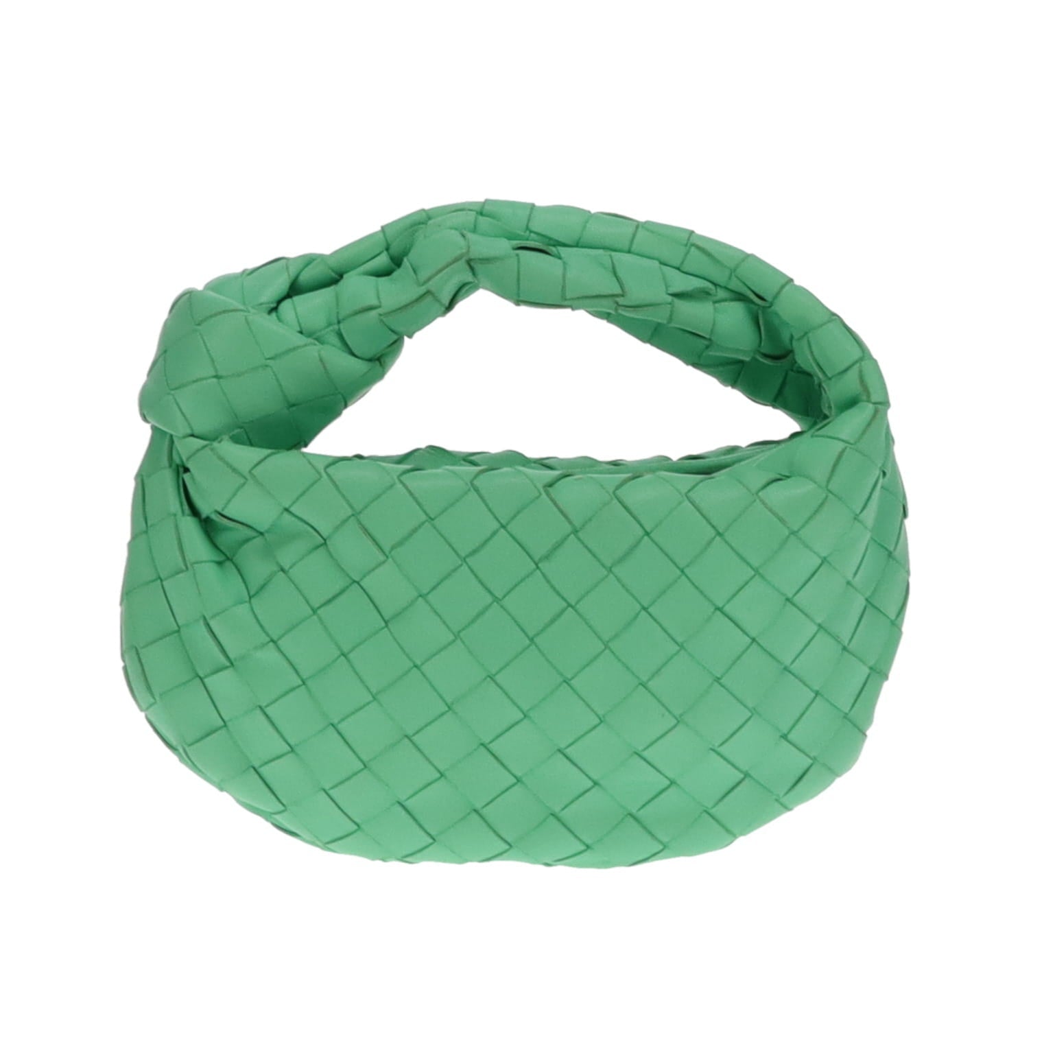 Bottega Veneta Mint Green Intrecciato Mini Jodie