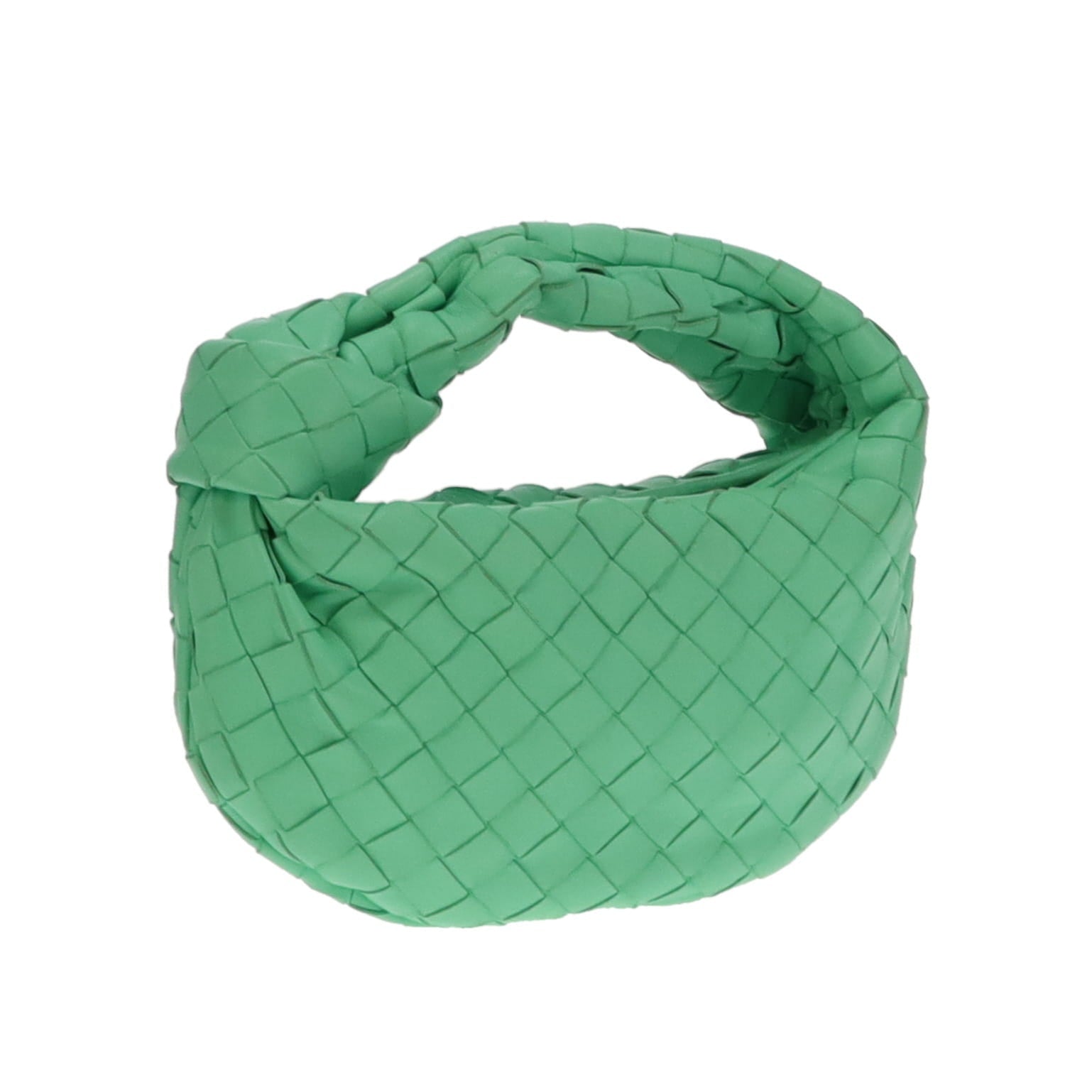 Bottega Veneta Mint Green Intrecciato Mini Jodie