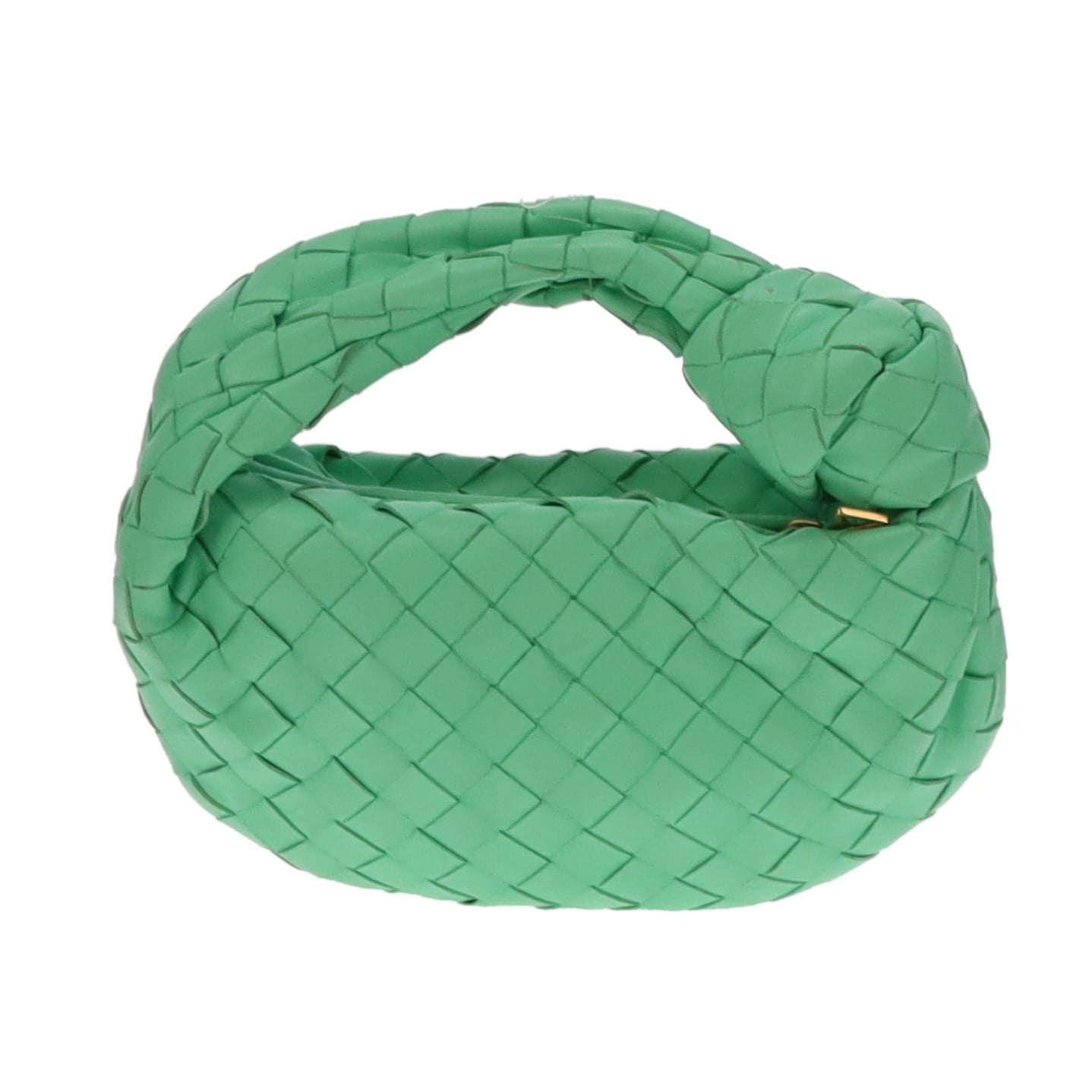 Bottega Veneta Mint Green Intrecciato Mini Jodie