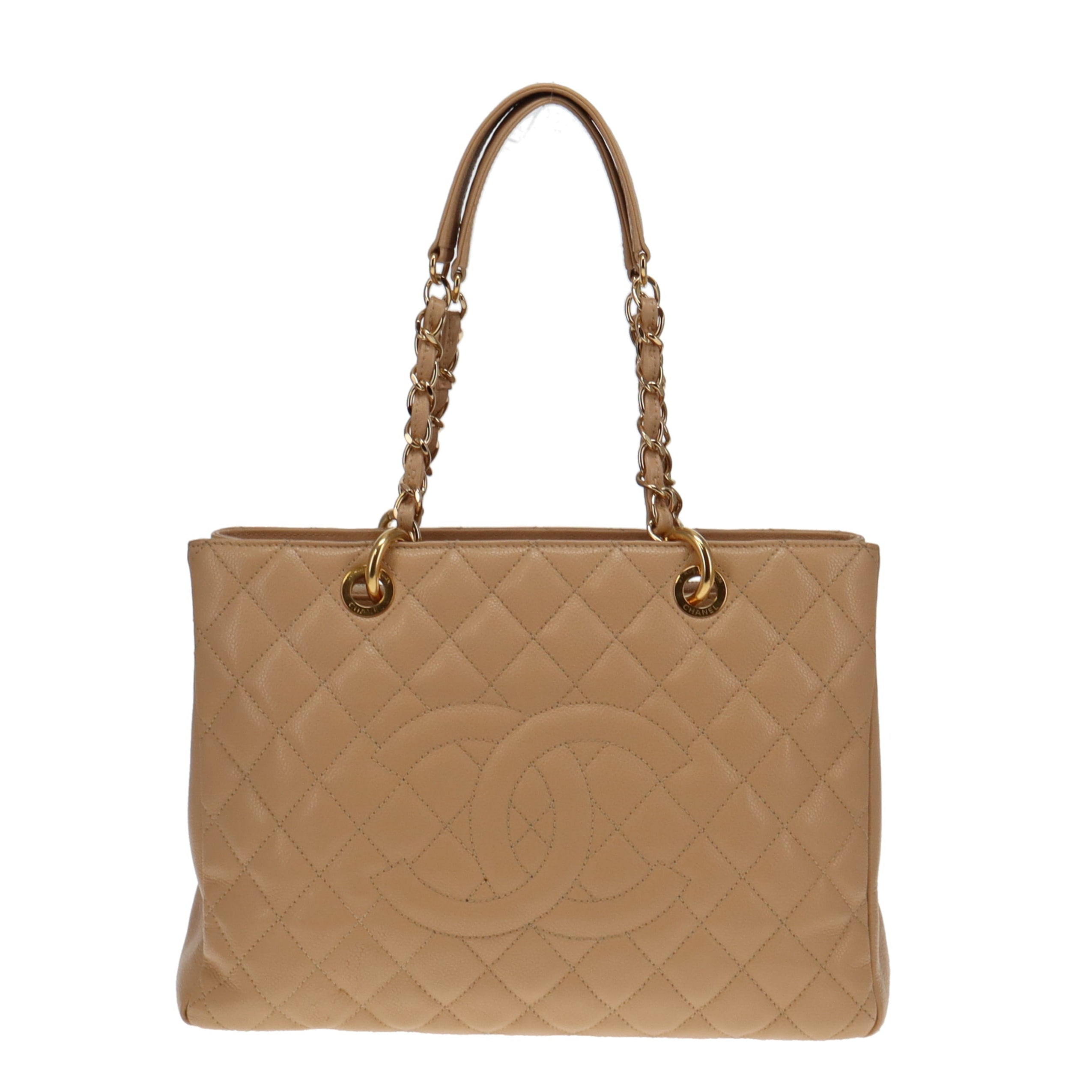 Chanel GST New Model Beige Caviar 19 Series