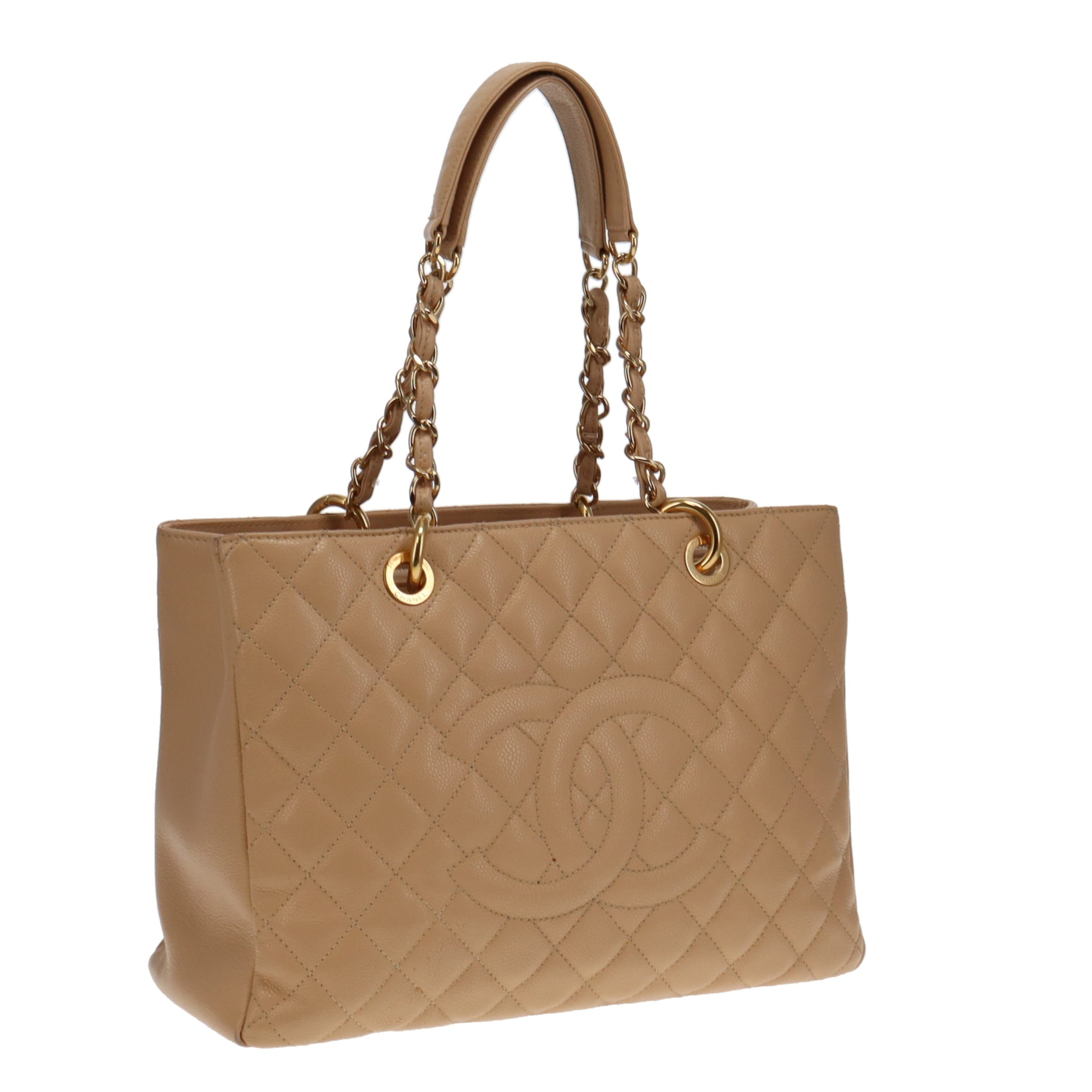 Chanel GST New Model Beige Caviar 19 Series