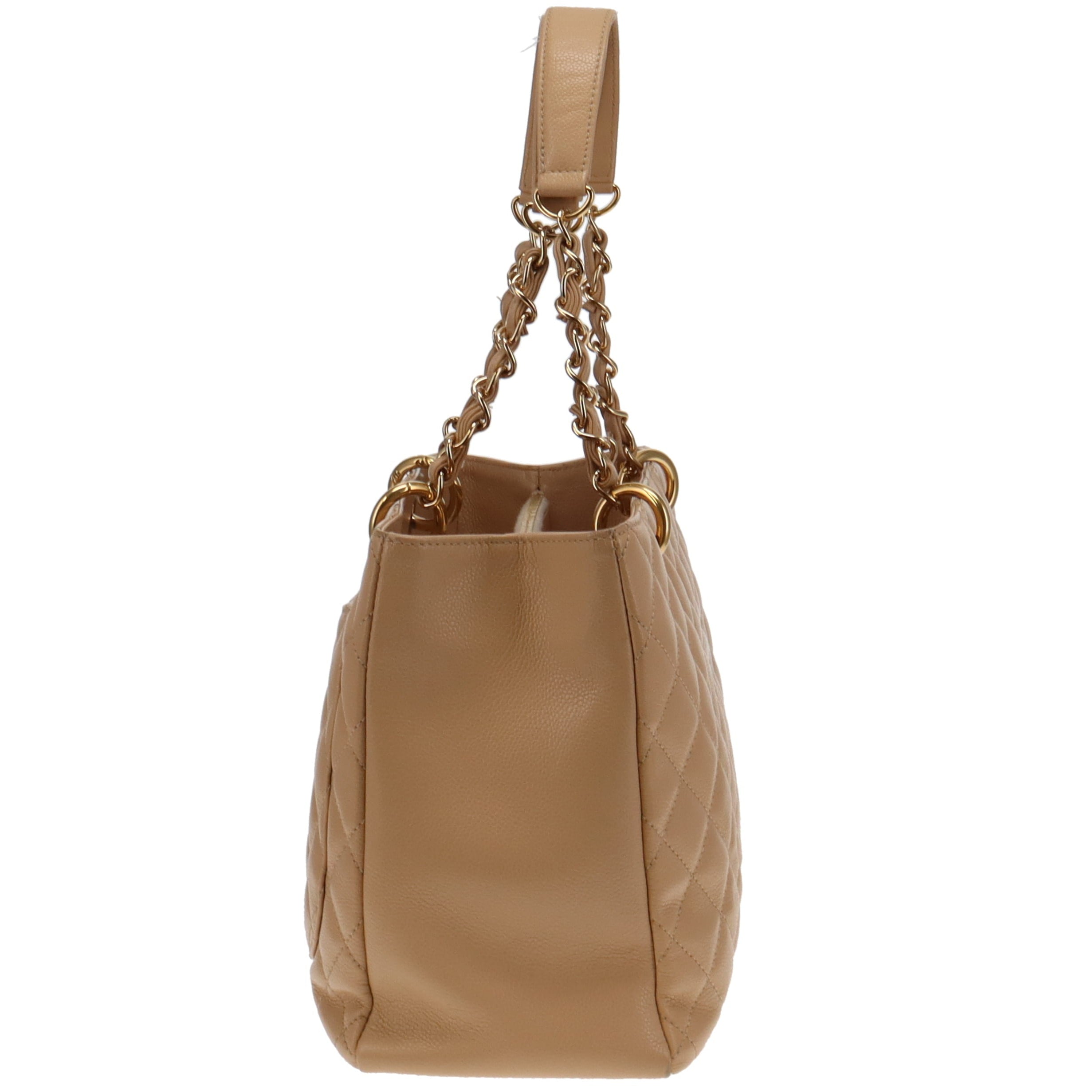 Chanel GST New Model Beige Caviar 19 Series