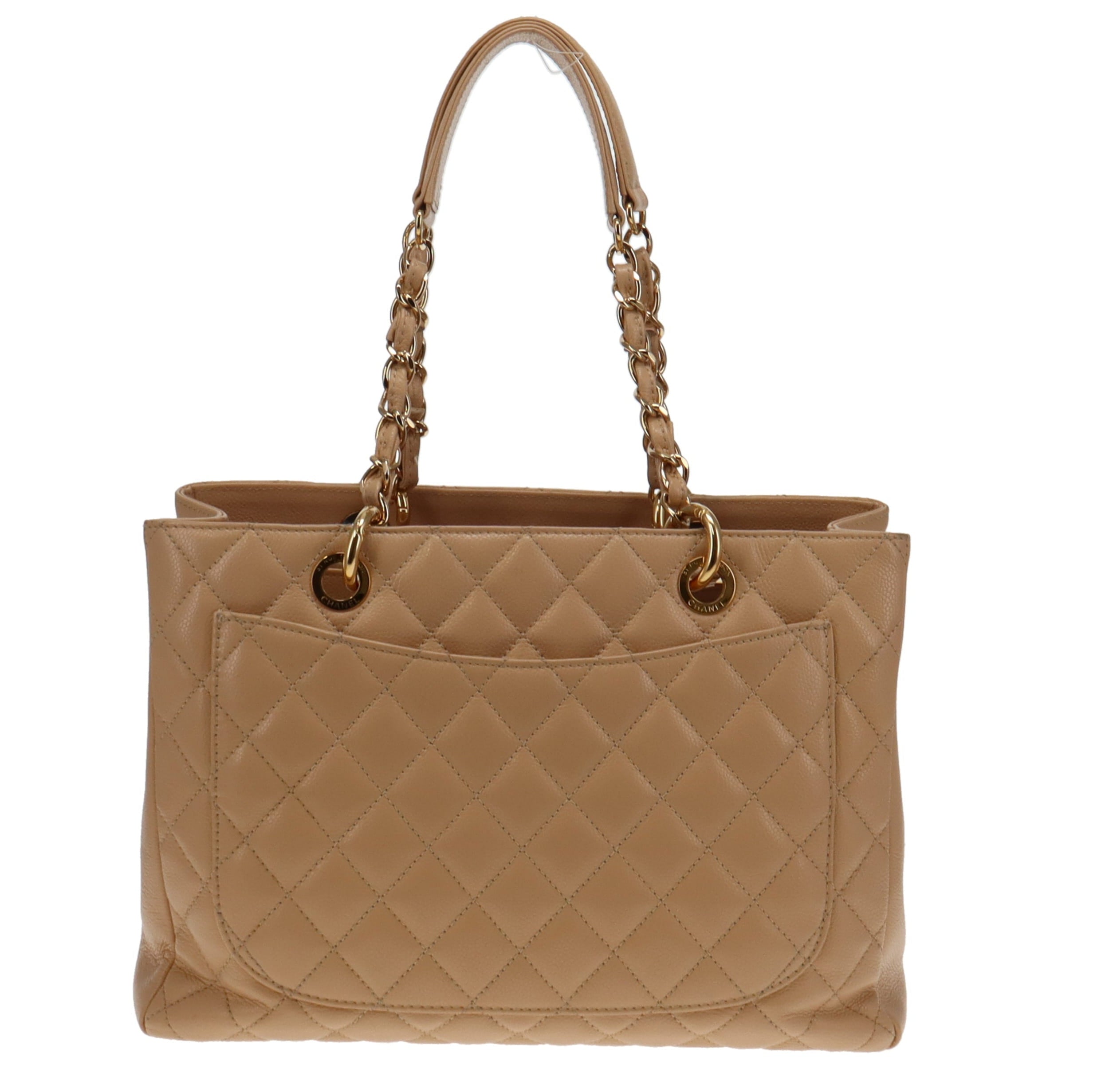Chanel GST New Model Beige Caviar 19 Series