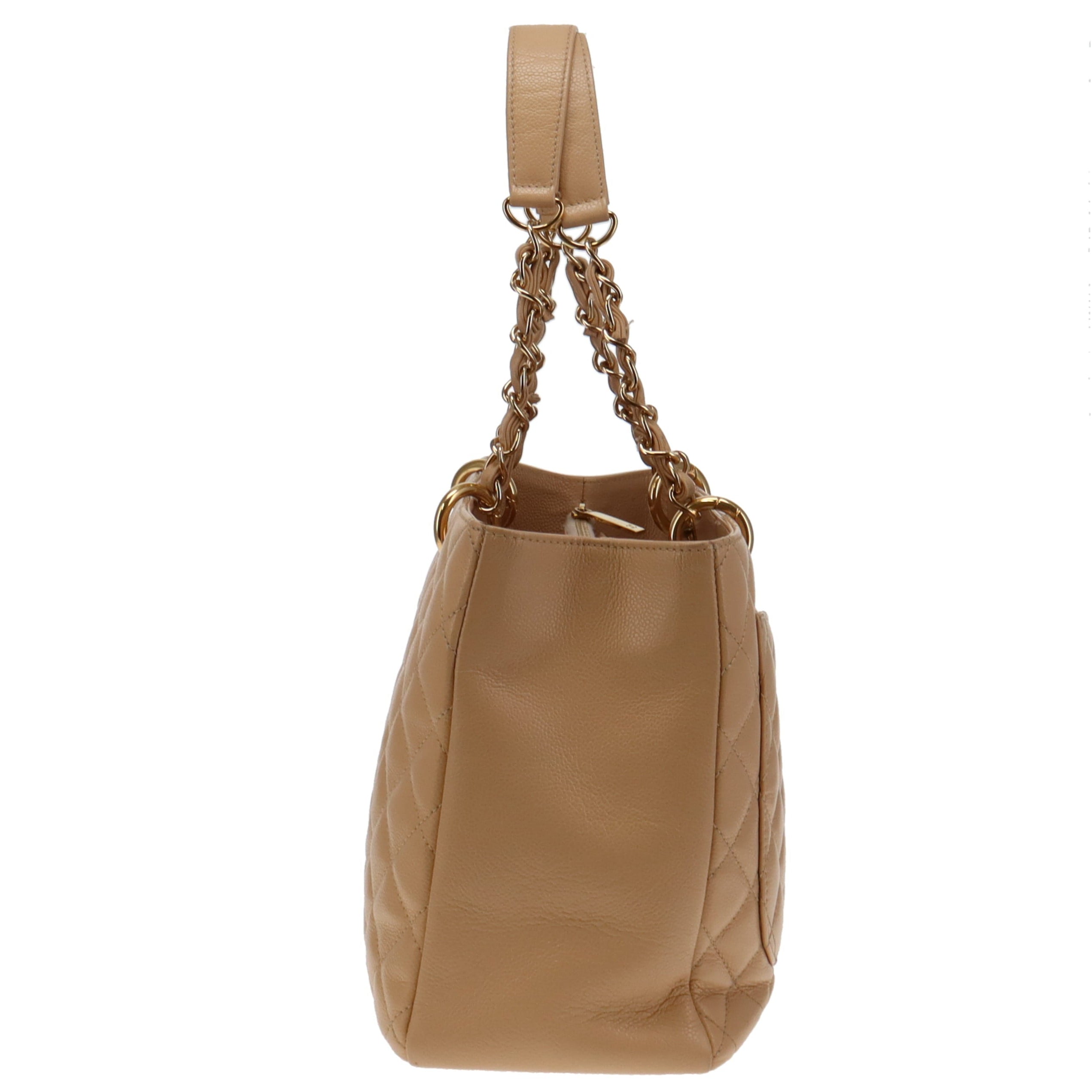 Chanel GST New Model Beige Caviar 19 Series