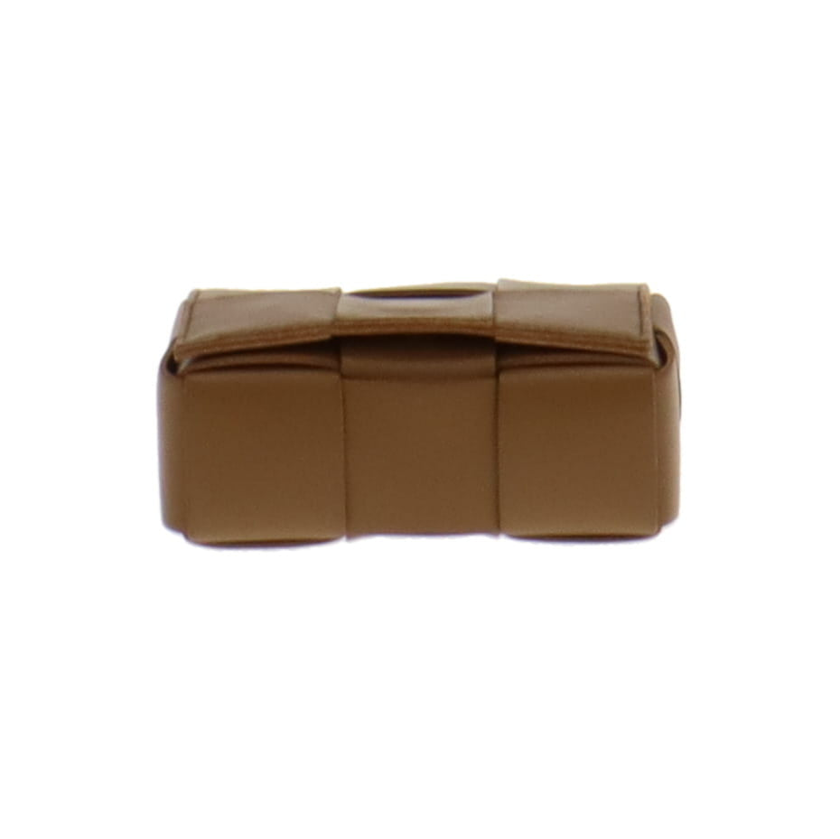 Bottega Veneta Caramel Mini Intreccio Leather Candy Cassette