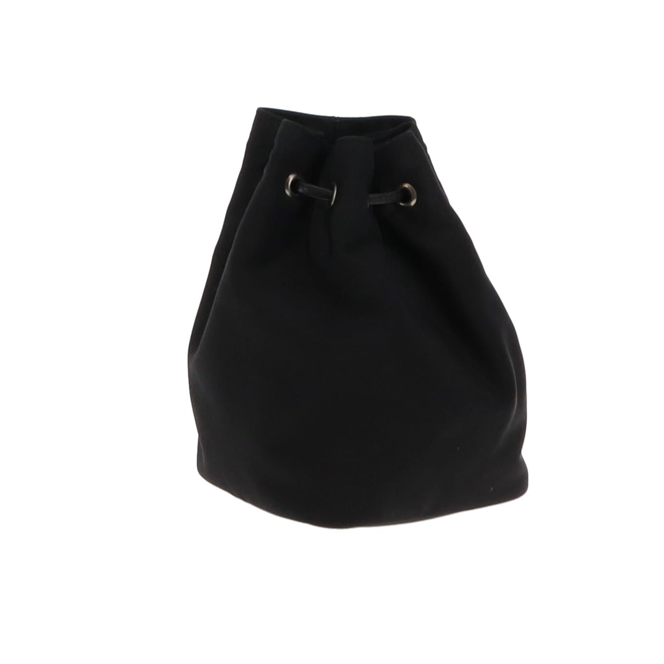 Gucci Black Vintage Canvas Drawstring Pouch