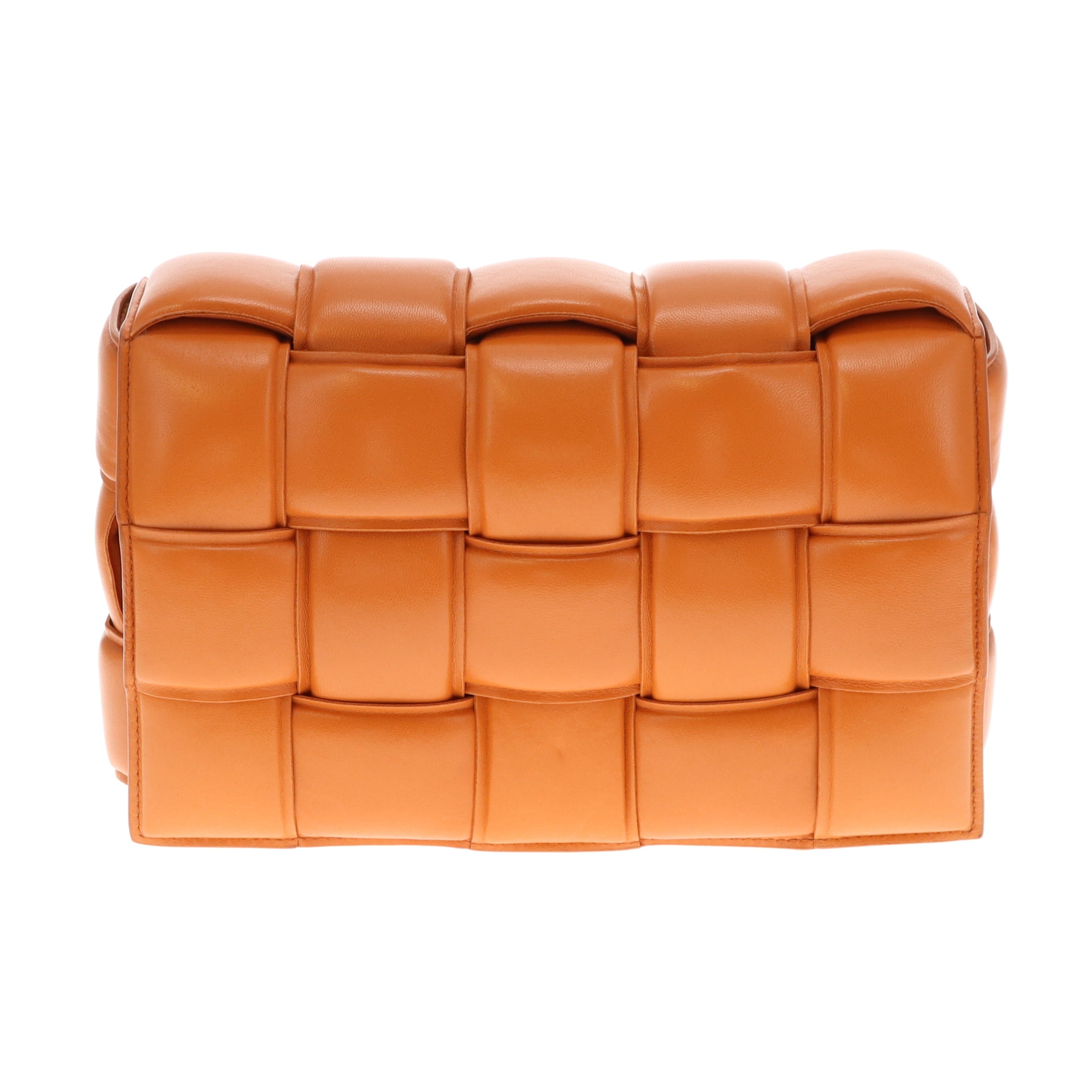 Bottega Veneta Clay Nappa Leather Maxi Weave Padded Cassette