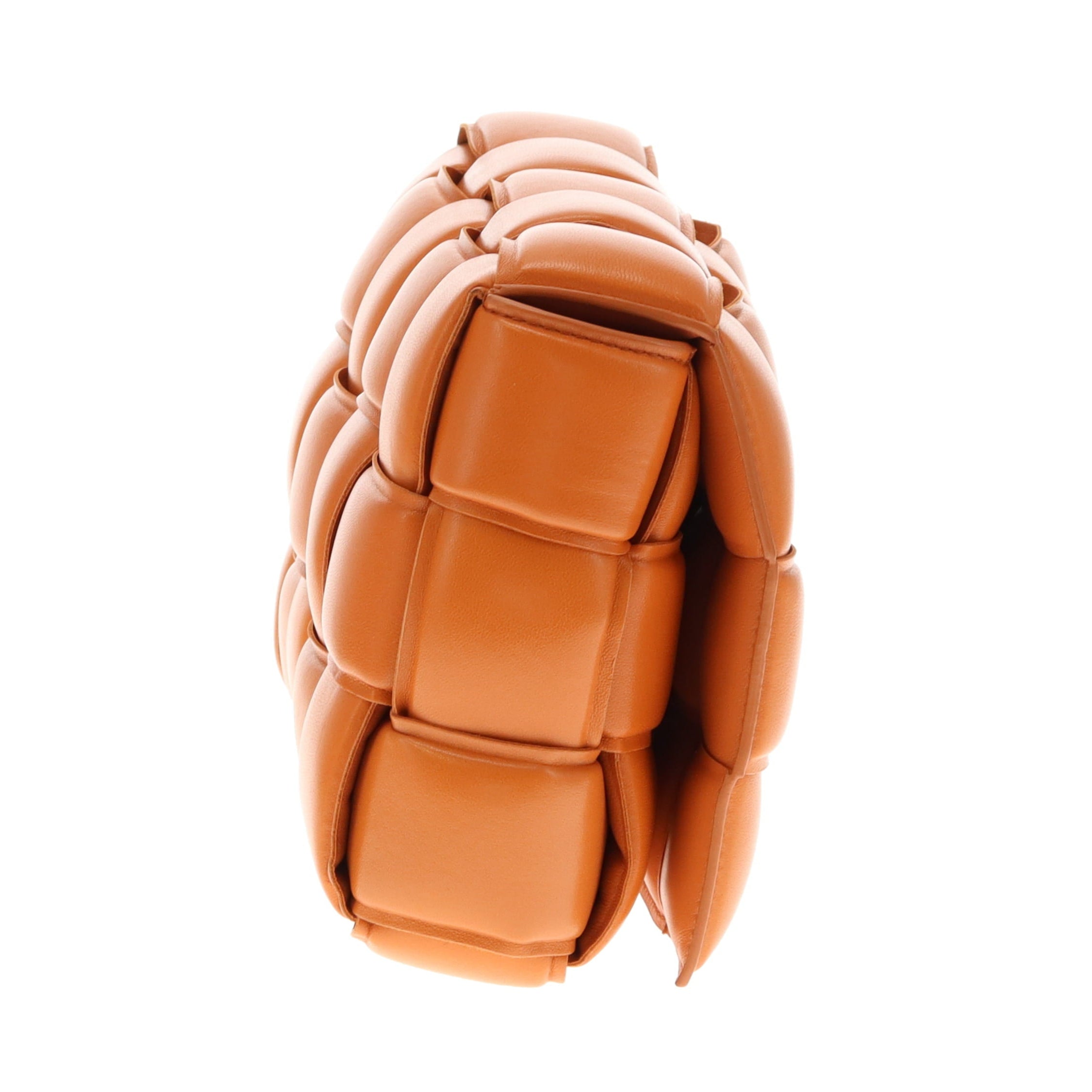 Bottega Veneta Clay Nappa Leather Maxi Weave Padded Cassette
