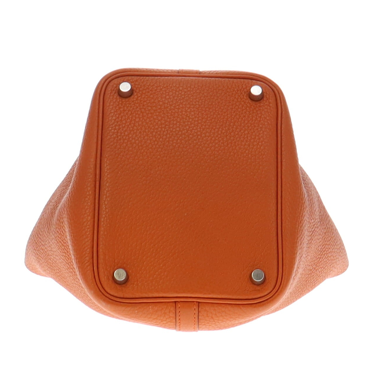 Hermes Vintage 2007 Picotin 18 Classic Orange Clemence Leather