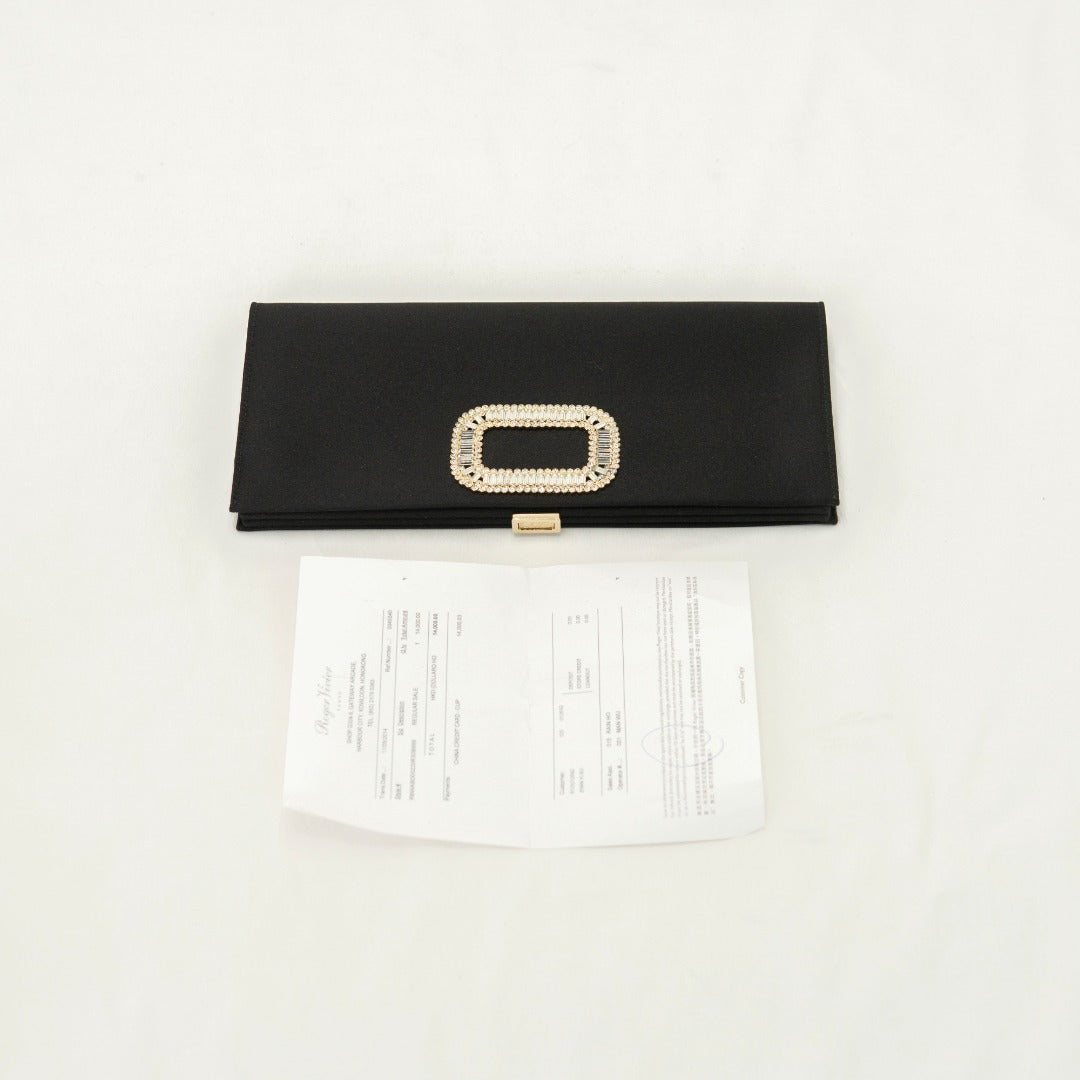 Rv Roger Vivier long satin charity dinner bag