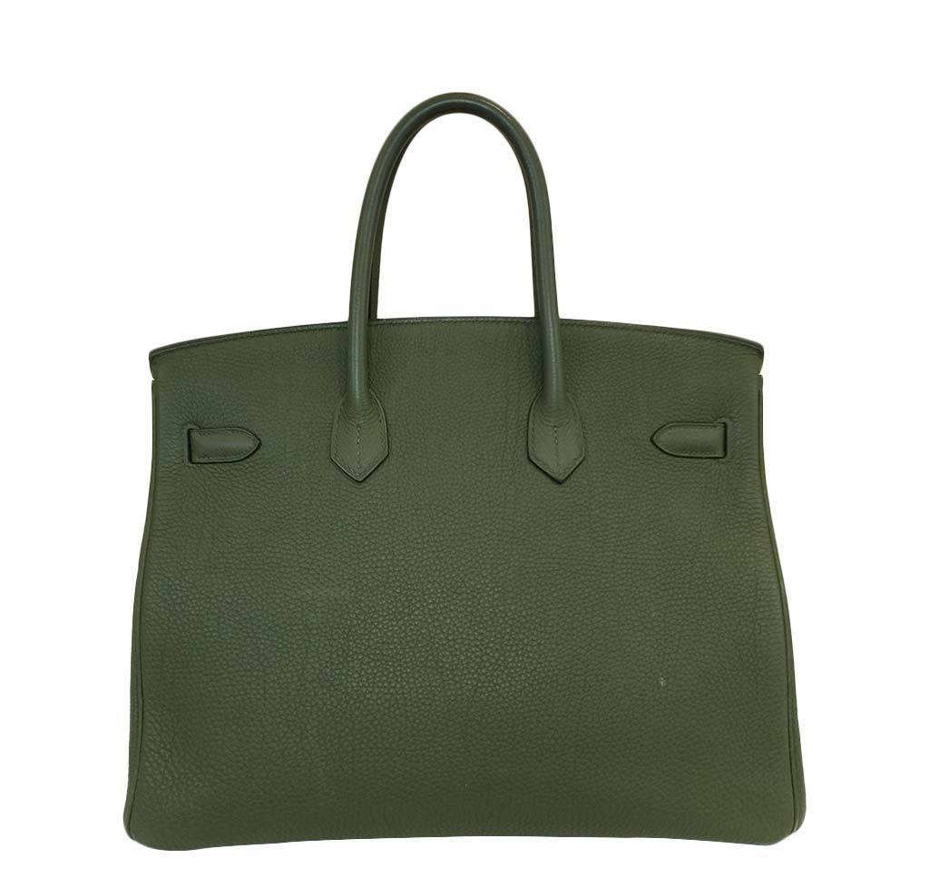 Hermès Birkin 35 Bag Canopee Green