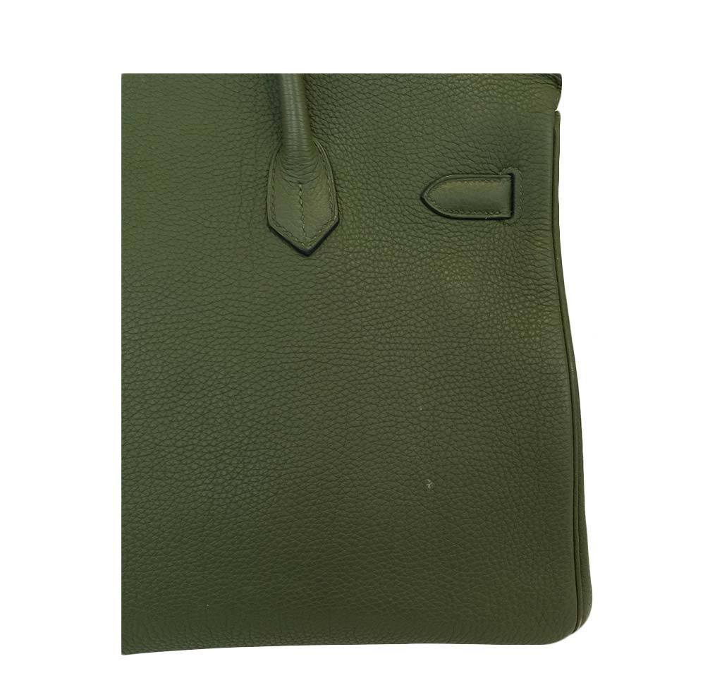 Hermès Birkin 35 Bag Canopee Green