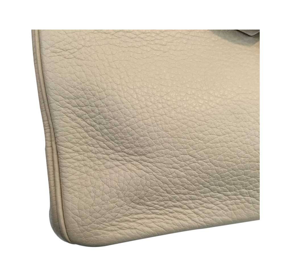 Hermès Birkin 35 Craie Bag PHW