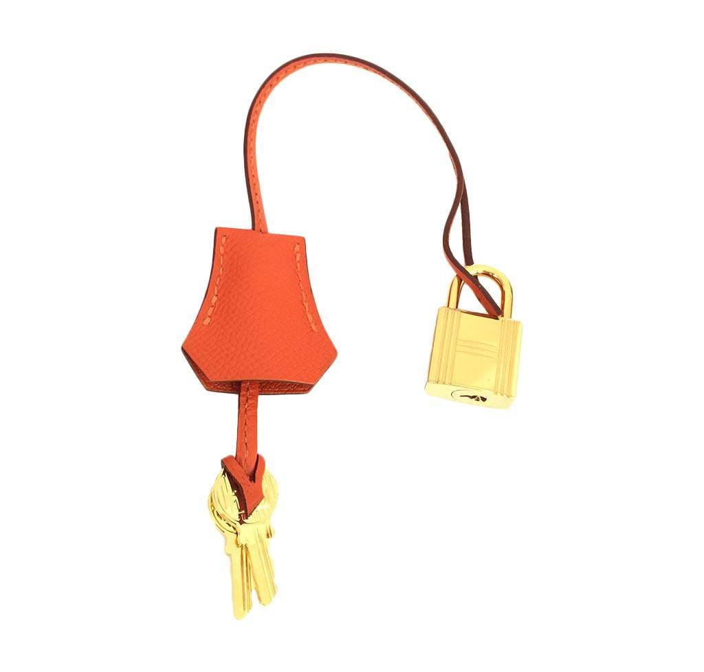 Hermès Kelly 35 Sellier Feu Bag GHW