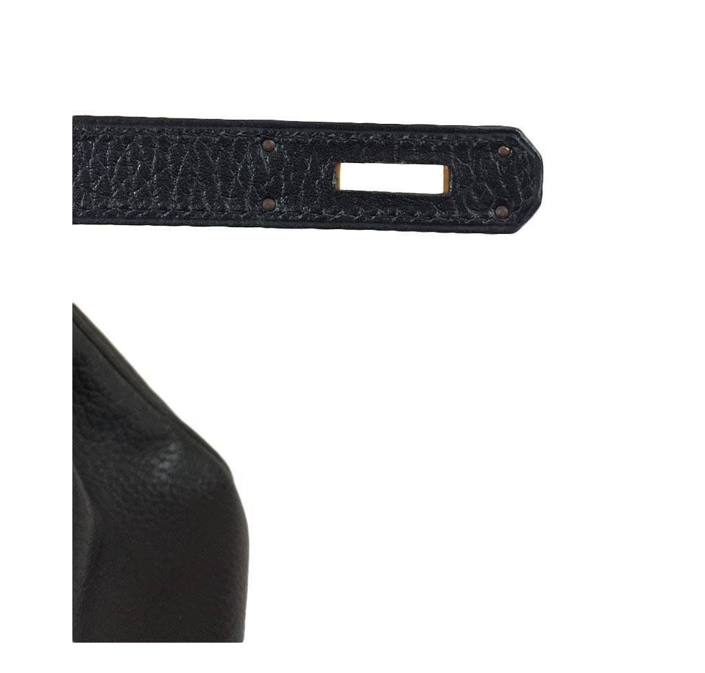 Hermès Kelly 32 Black Bag GHW