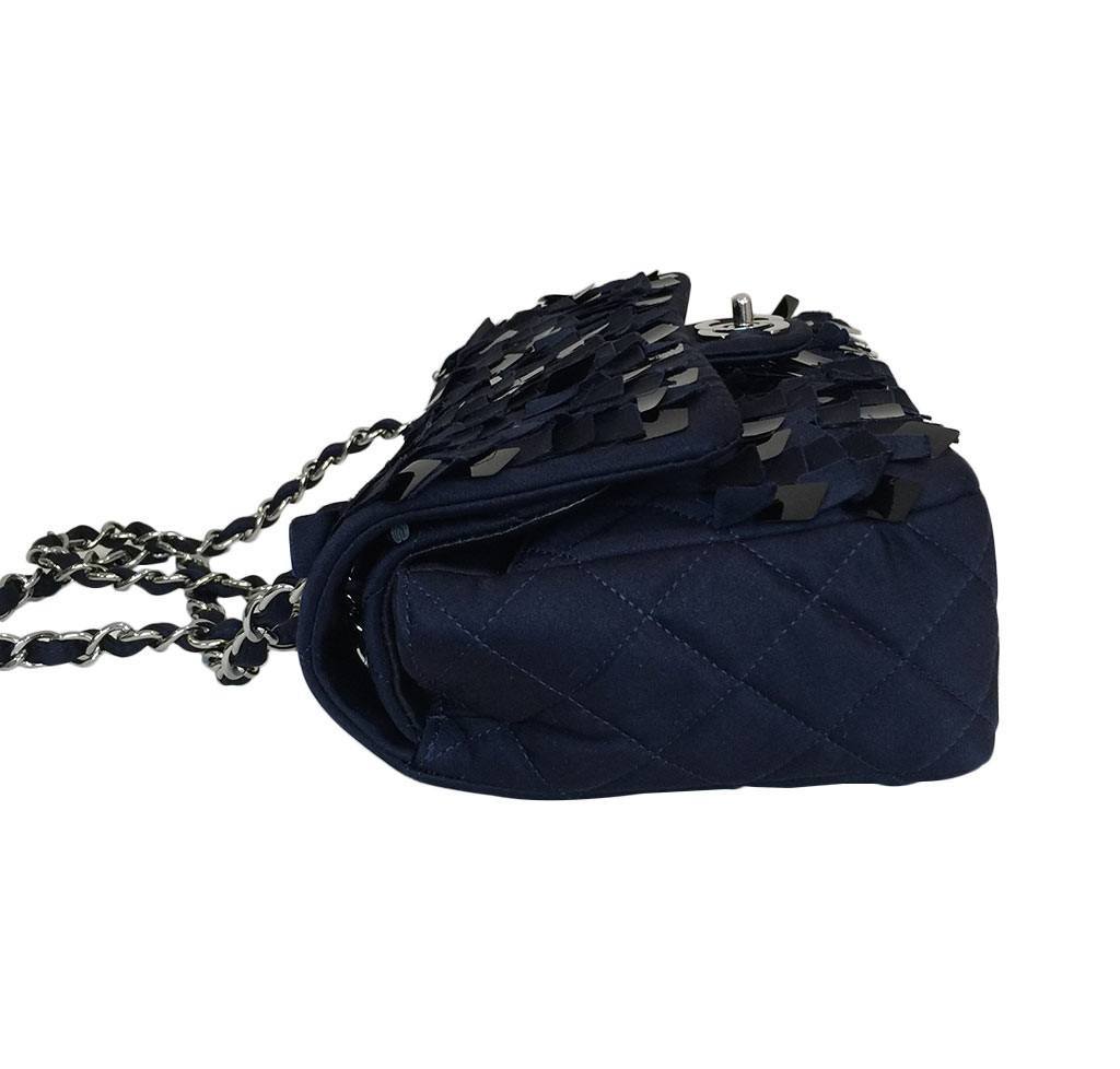 Chanel Medium Double Flap Bag Navy Blue - Limited Edition