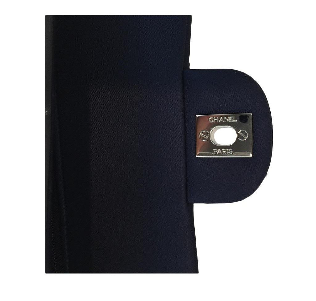 Chanel Medium Double Flap Bag Navy Blue - Limited Edition