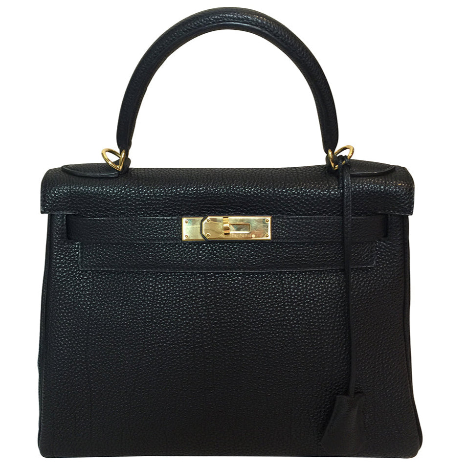 Hermès Kelly 28 Sellier Nata Epsom GHW