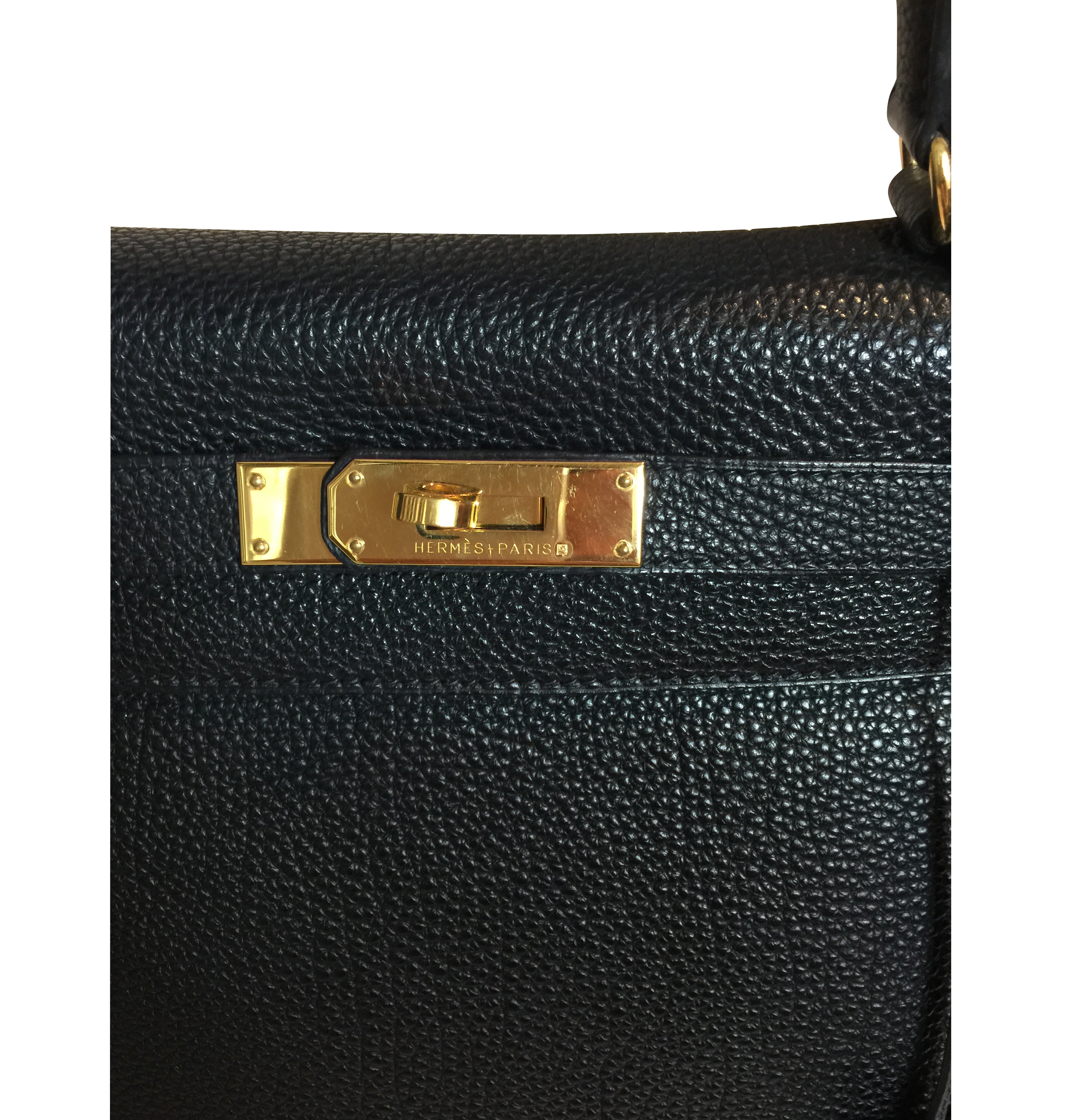 Hermès Kelly 28 Sellier Nata Epsom GHW