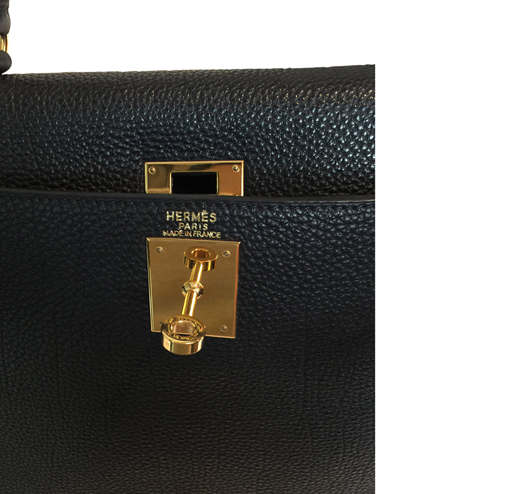 Hermès Kelly 28 Sellier Nata Epsom GHW