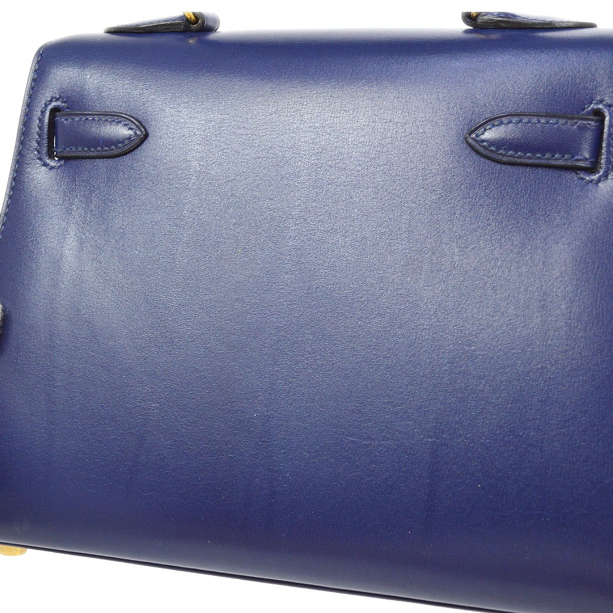 Hermes 1995 Blue Box Calf Mini Kelly 20