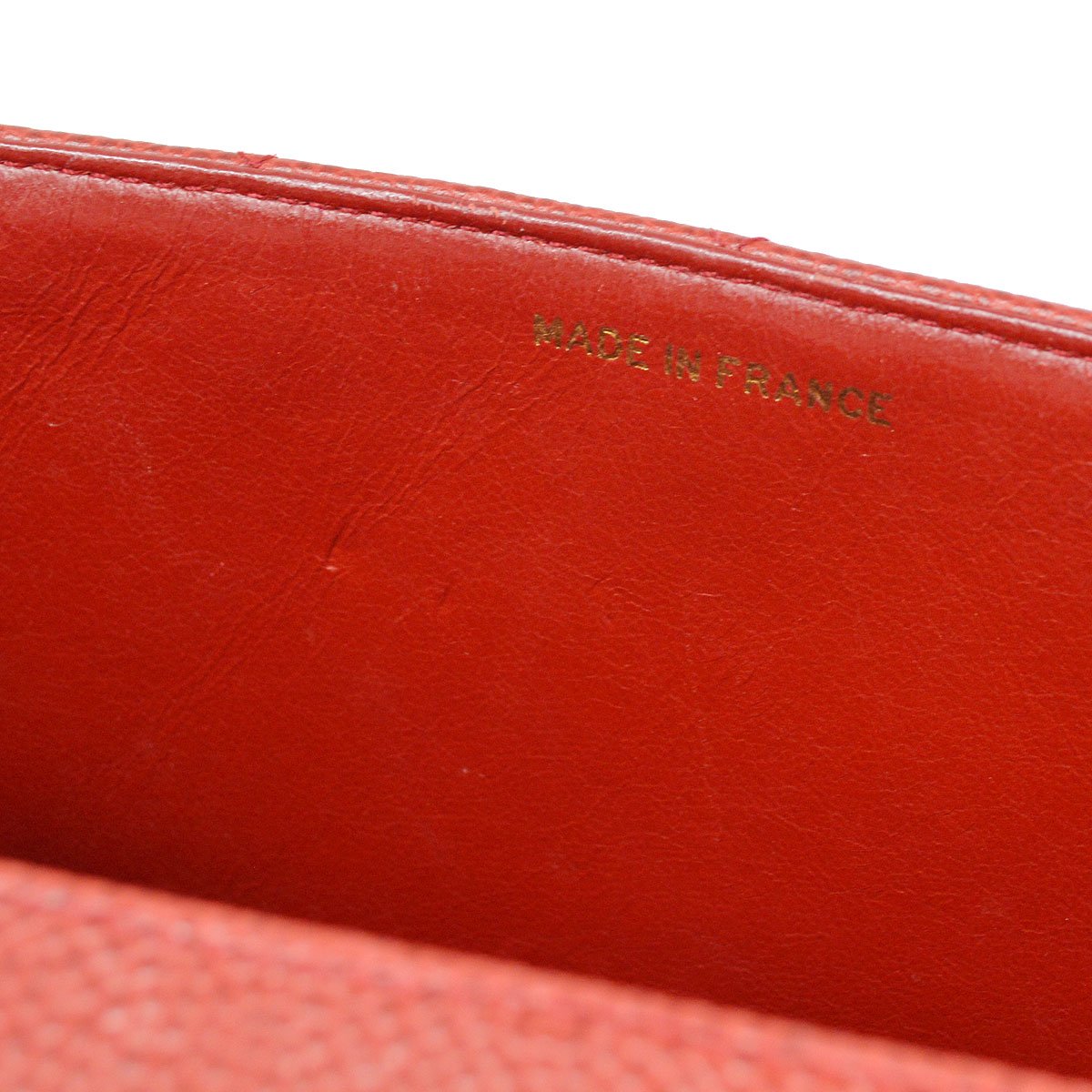 CHANEL 1991-1994 Red Caviar Diana Small