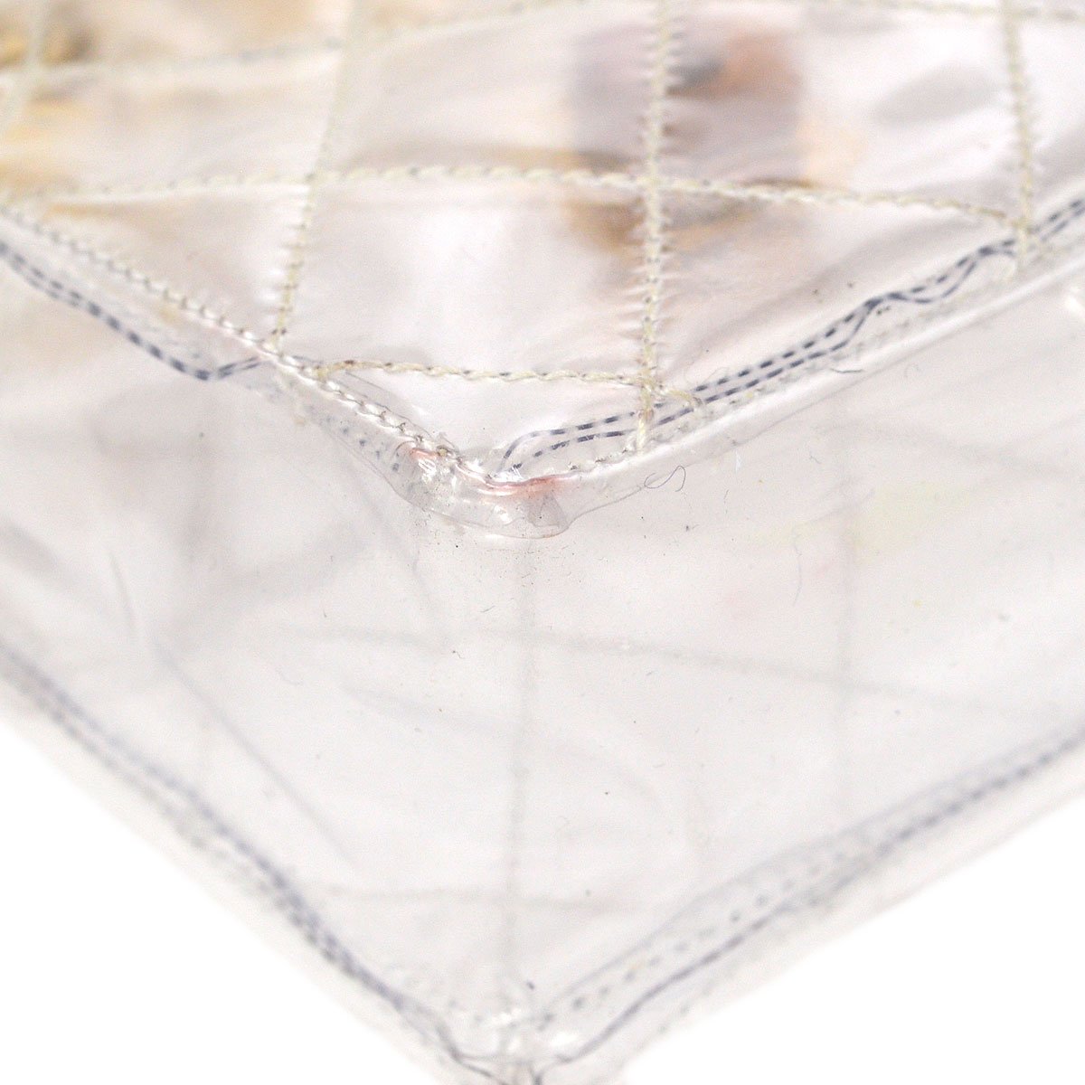 CHANEL * 1986-1988 vinyl Straight Flap Micro