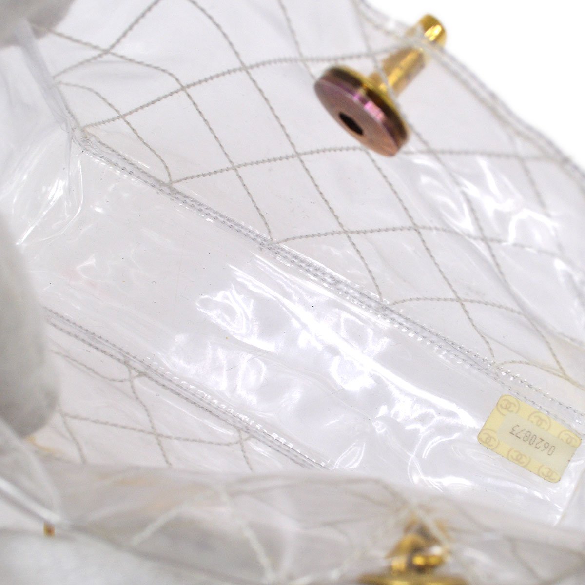 CHANEL * 1986-1988 vinyl Straight Flap Micro