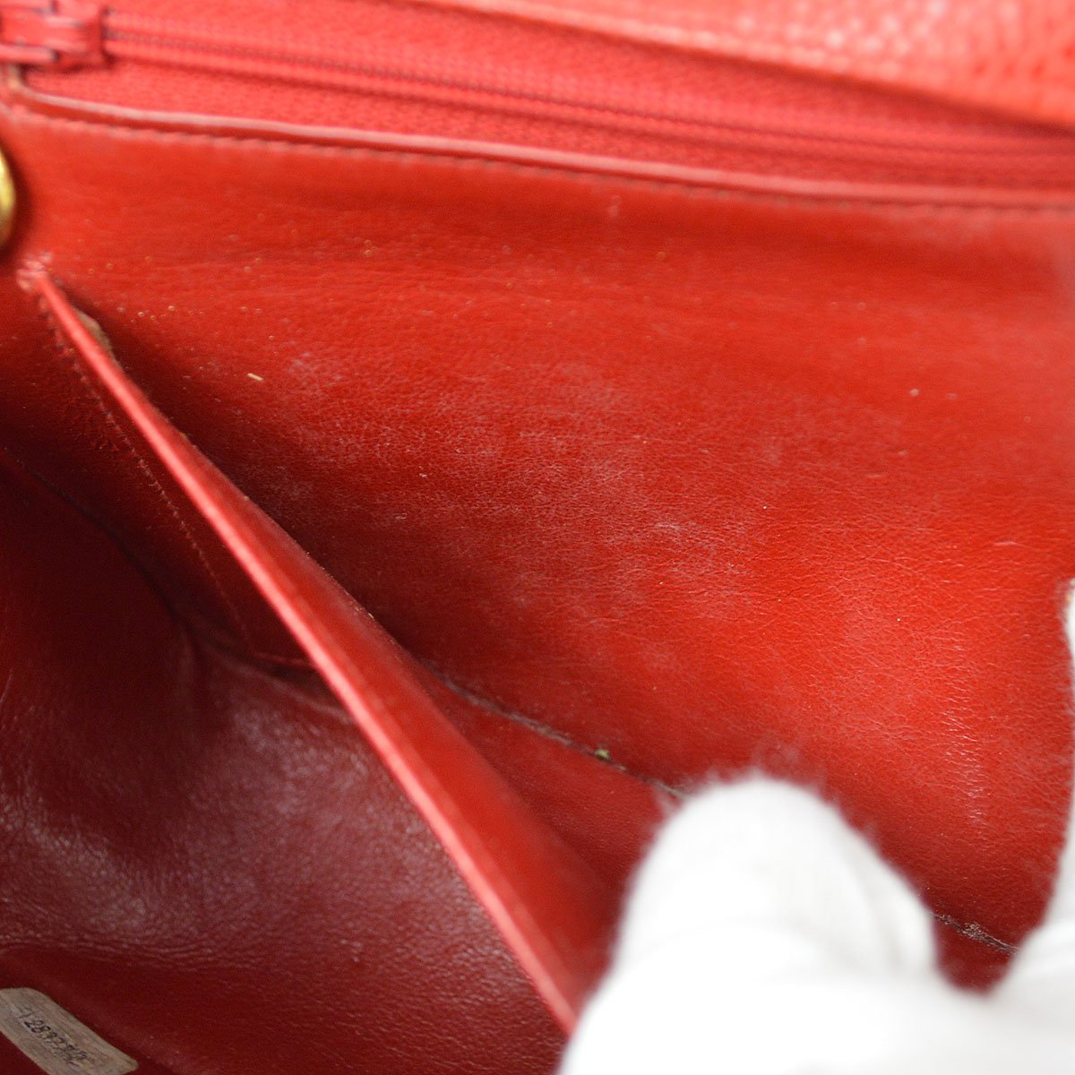 Chanel 1991-1994 Red Caviar Medium Diana Flap Bag
