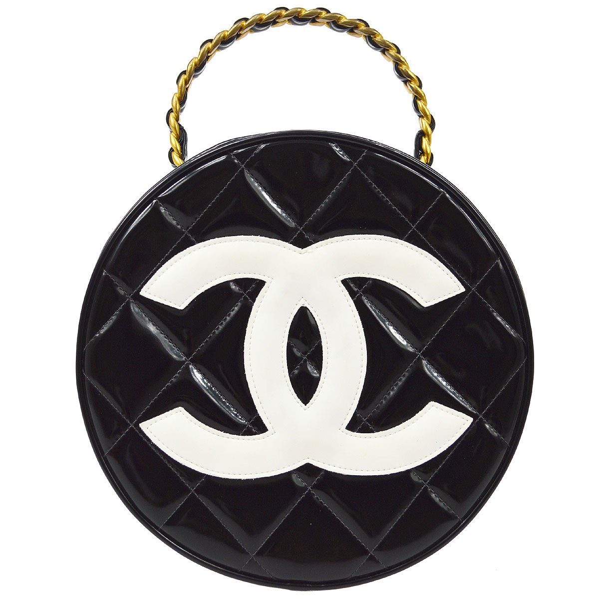 CHANEL 1995 Round Vanity Handbag