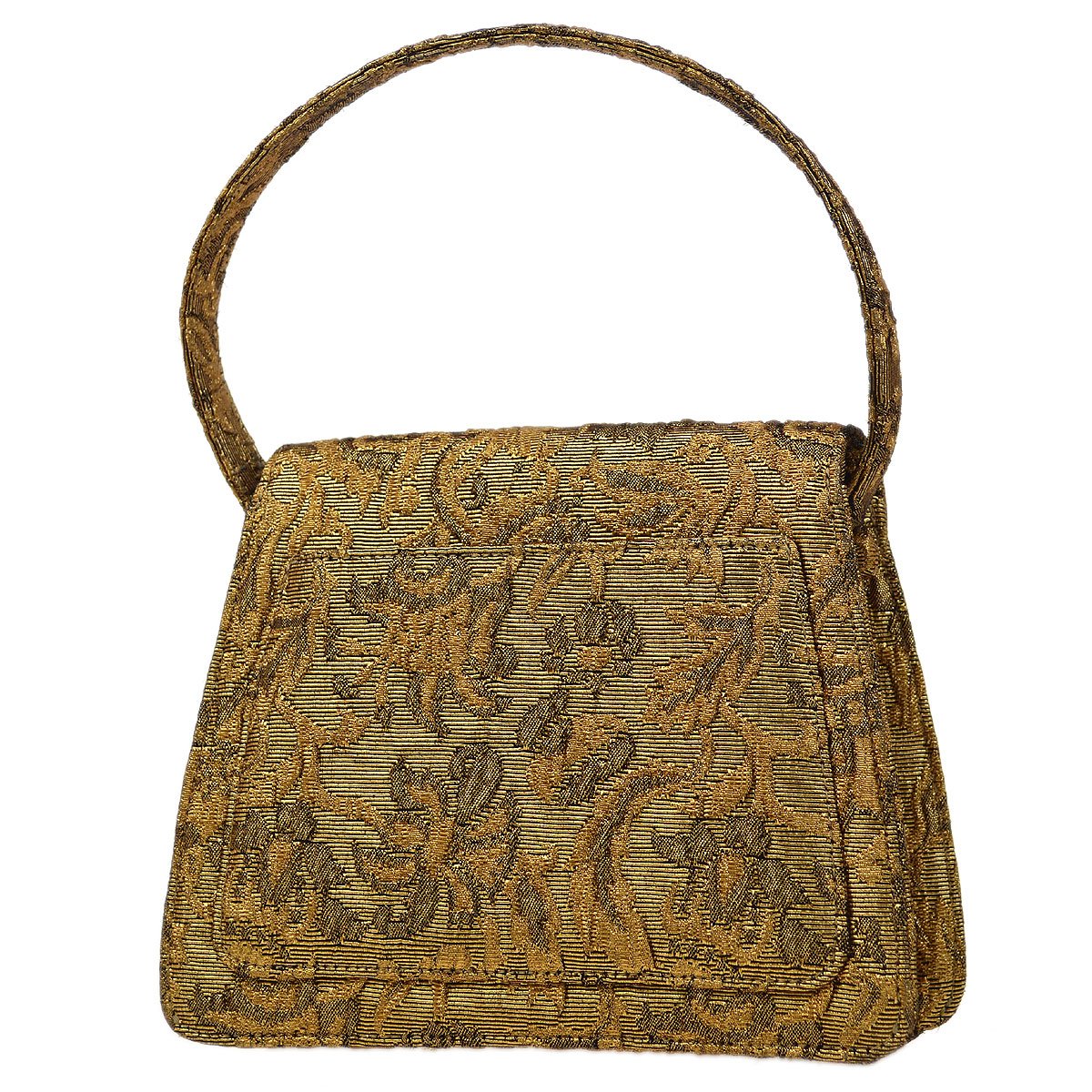 CHANEL * 1997-1999 Floral-Jacquard Handbag