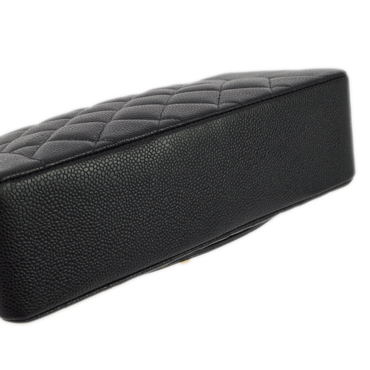 Chanel Black Caviar Medium Diana Shoulder Bag
