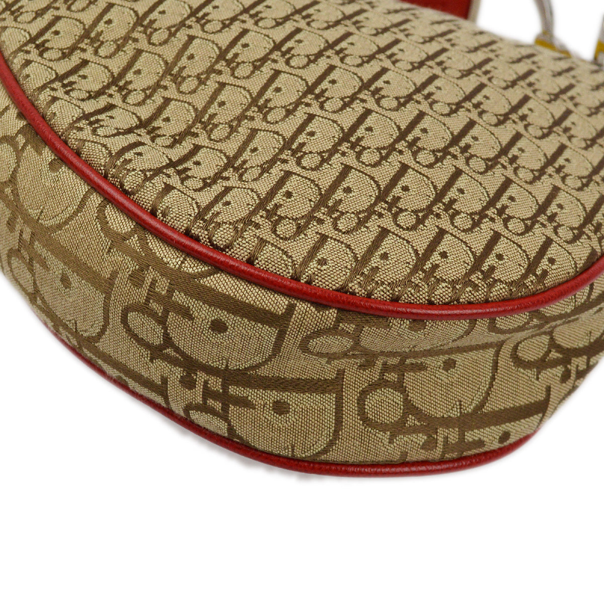Christian Dior 2004 Rasta-Color Trotter Saddle Shoulder Bag