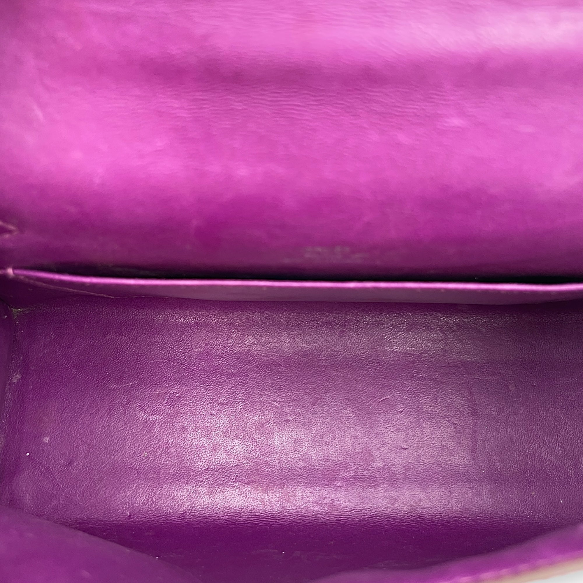 Kelly Pochette Violet in Lizard Varanus Niloticus, Ruthenium hardware