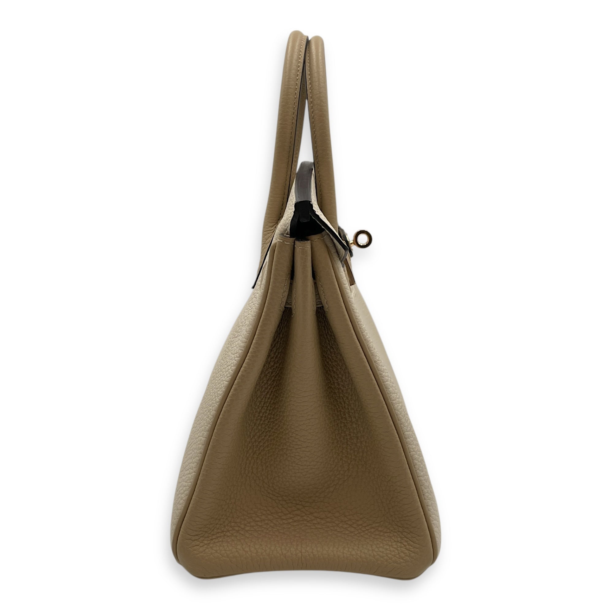 HSS Birkin 25 Craie/Trench in Togo, Permabrass hardware
