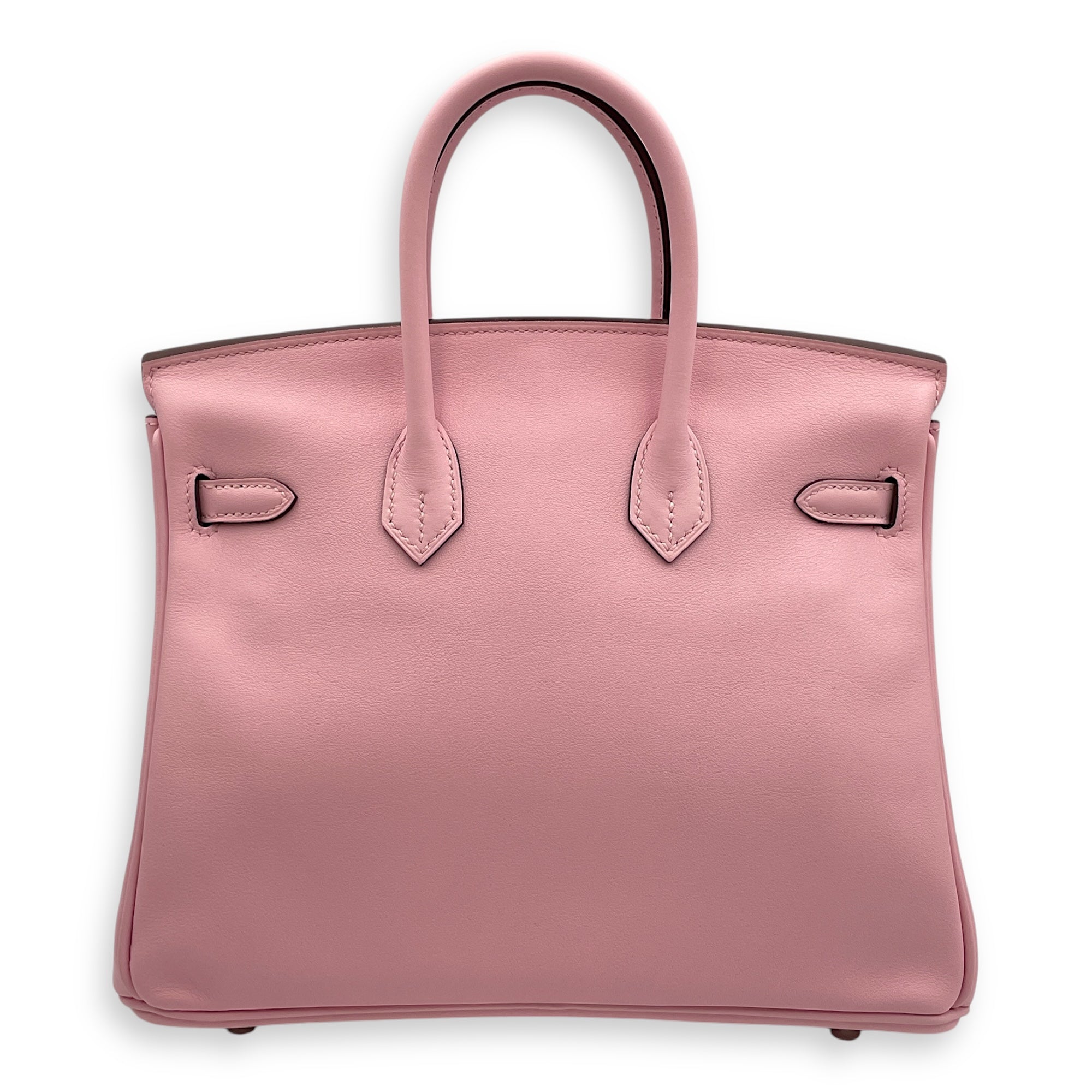 Birkin 25 Rose Sakura in Swift, Palladium hardware