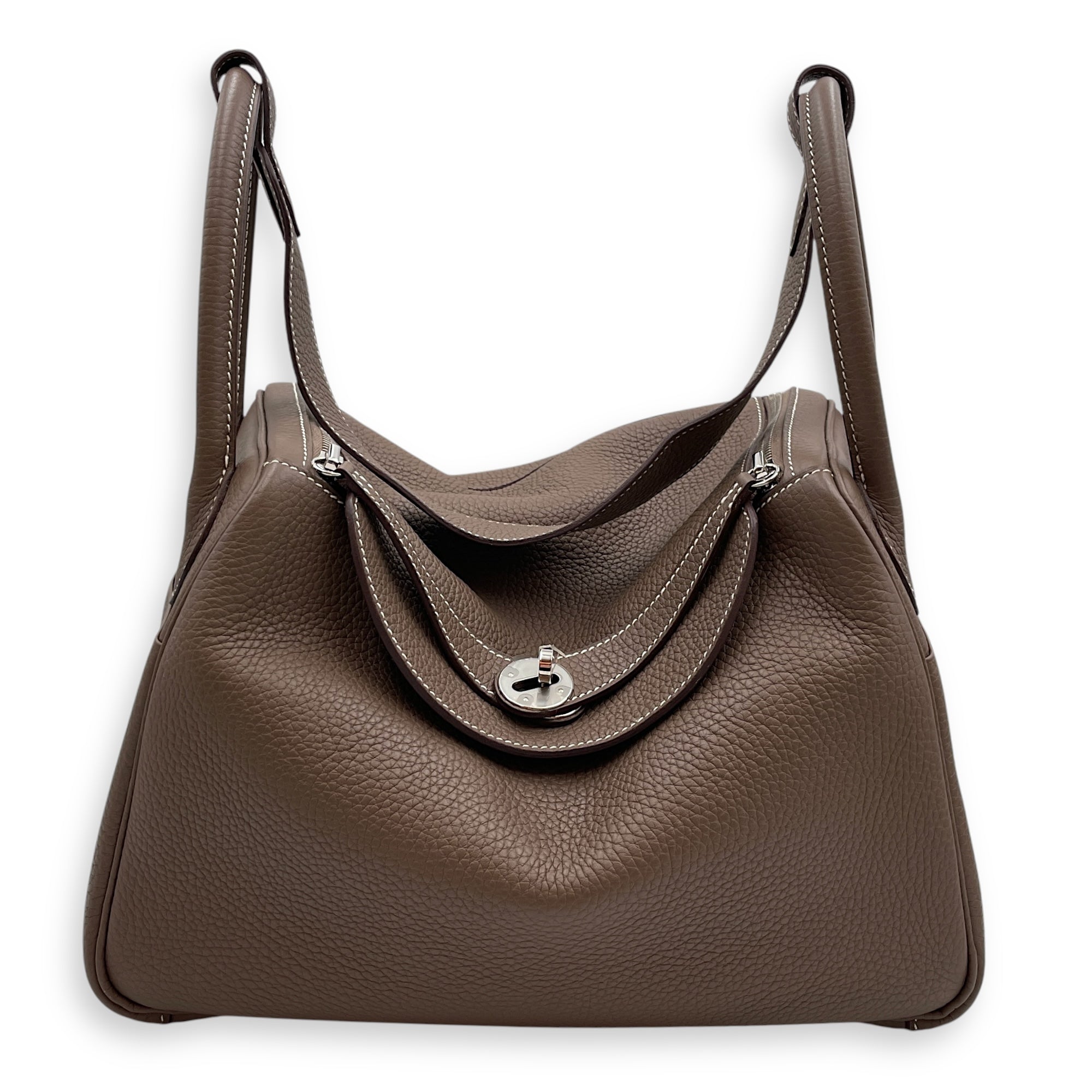 Lindy 30 Etoupe in Clemence, Palladium hardware