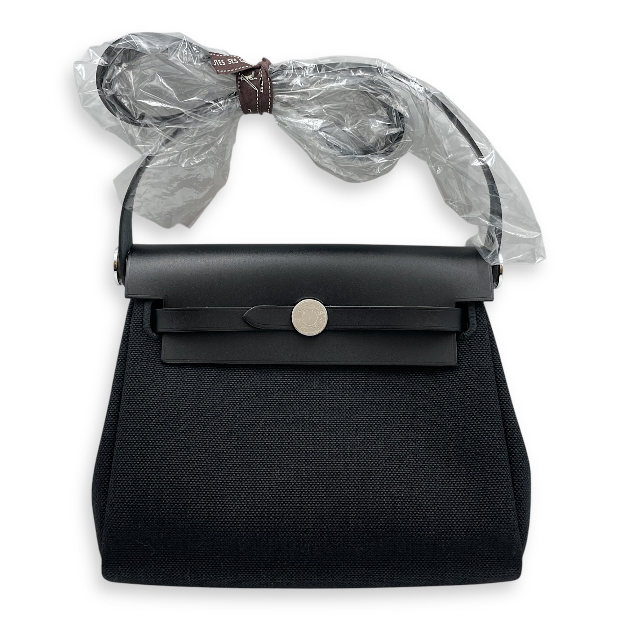 Herbag 20 Black in Vache Hunter/Toile, Palladium hardware