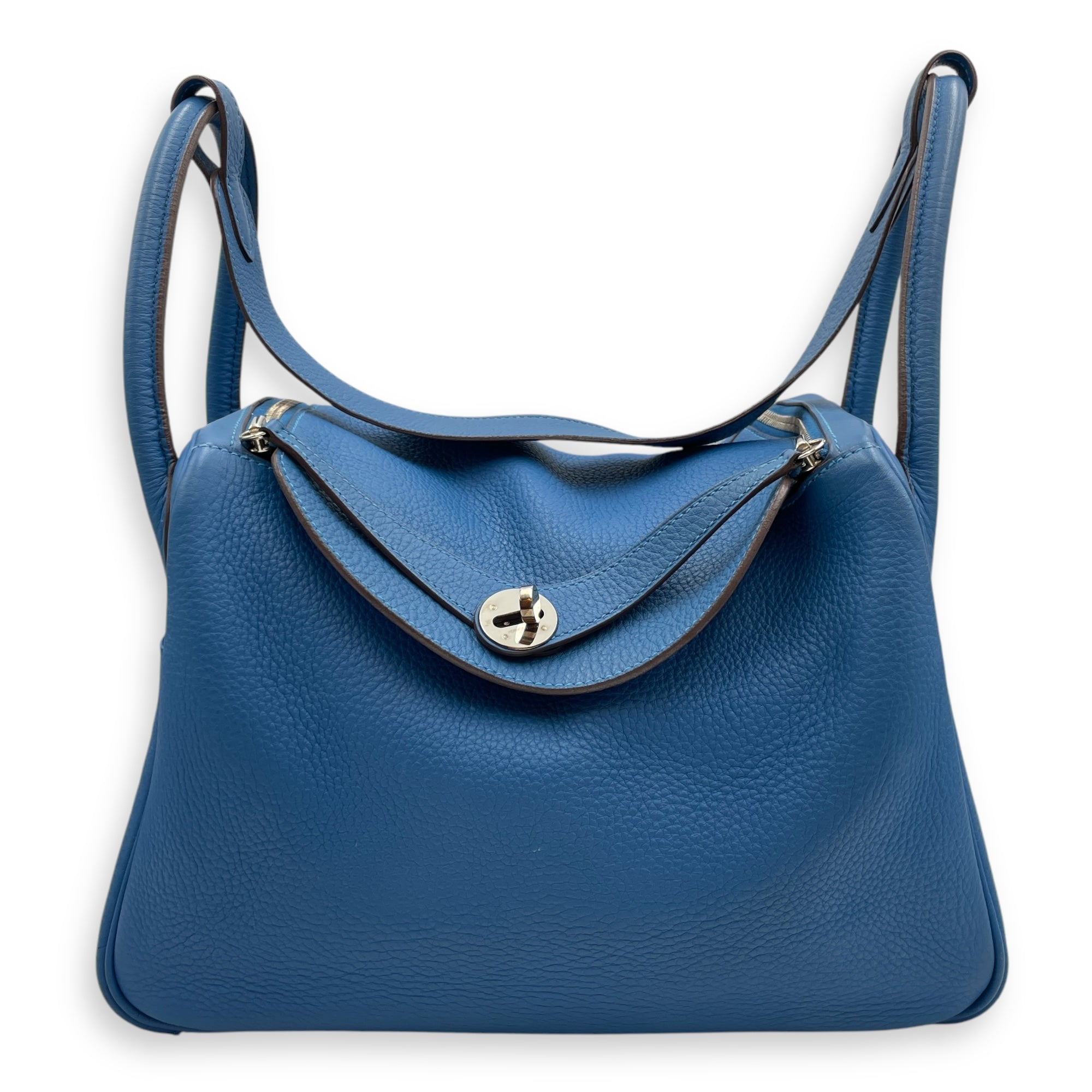 Lindy 30 Blue Mykonos in Clemence, Palladium hardware
