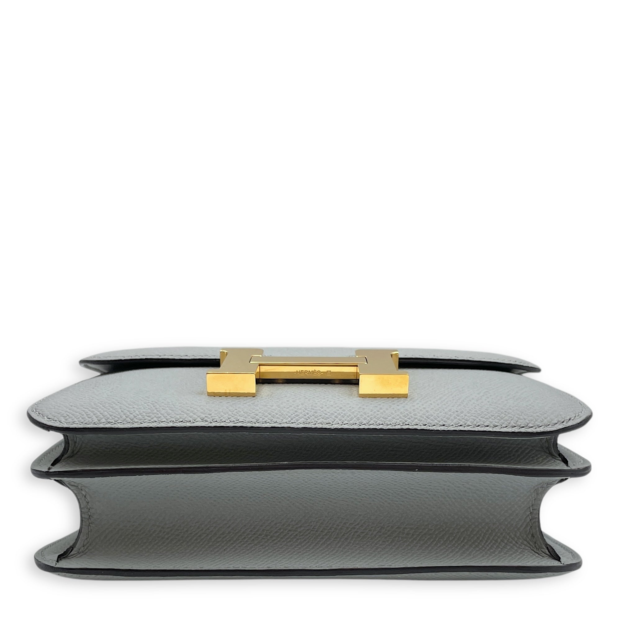 Constance 18 Blue Glacier in Epsom, Gold hardware
