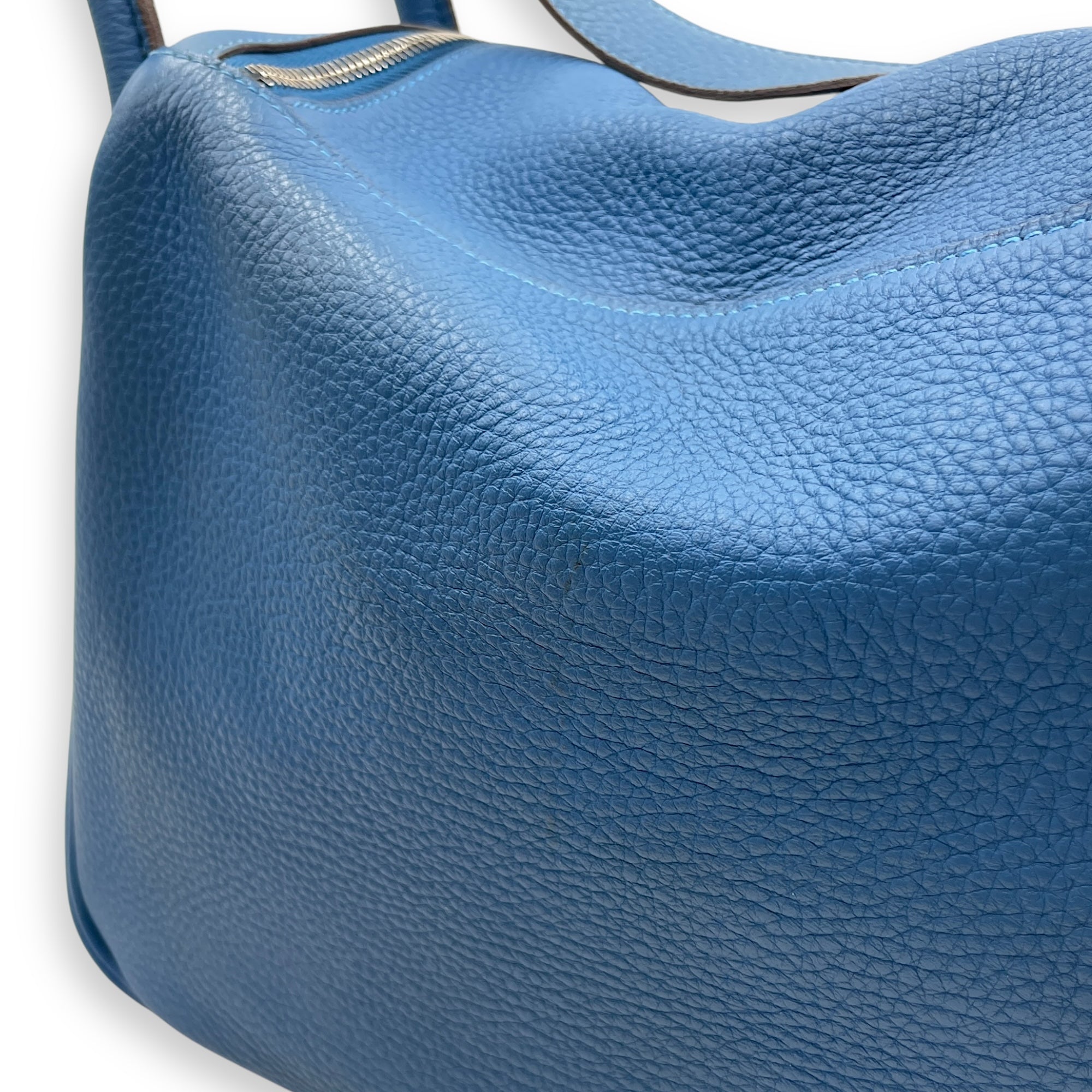Lindy 30 Blue Mykonos in Clemence, Palladium hardware