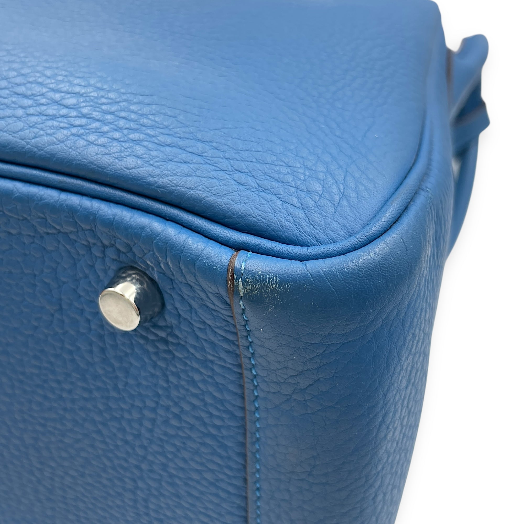Lindy 30 Blue Mykonos in Clemence, Palladium hardware