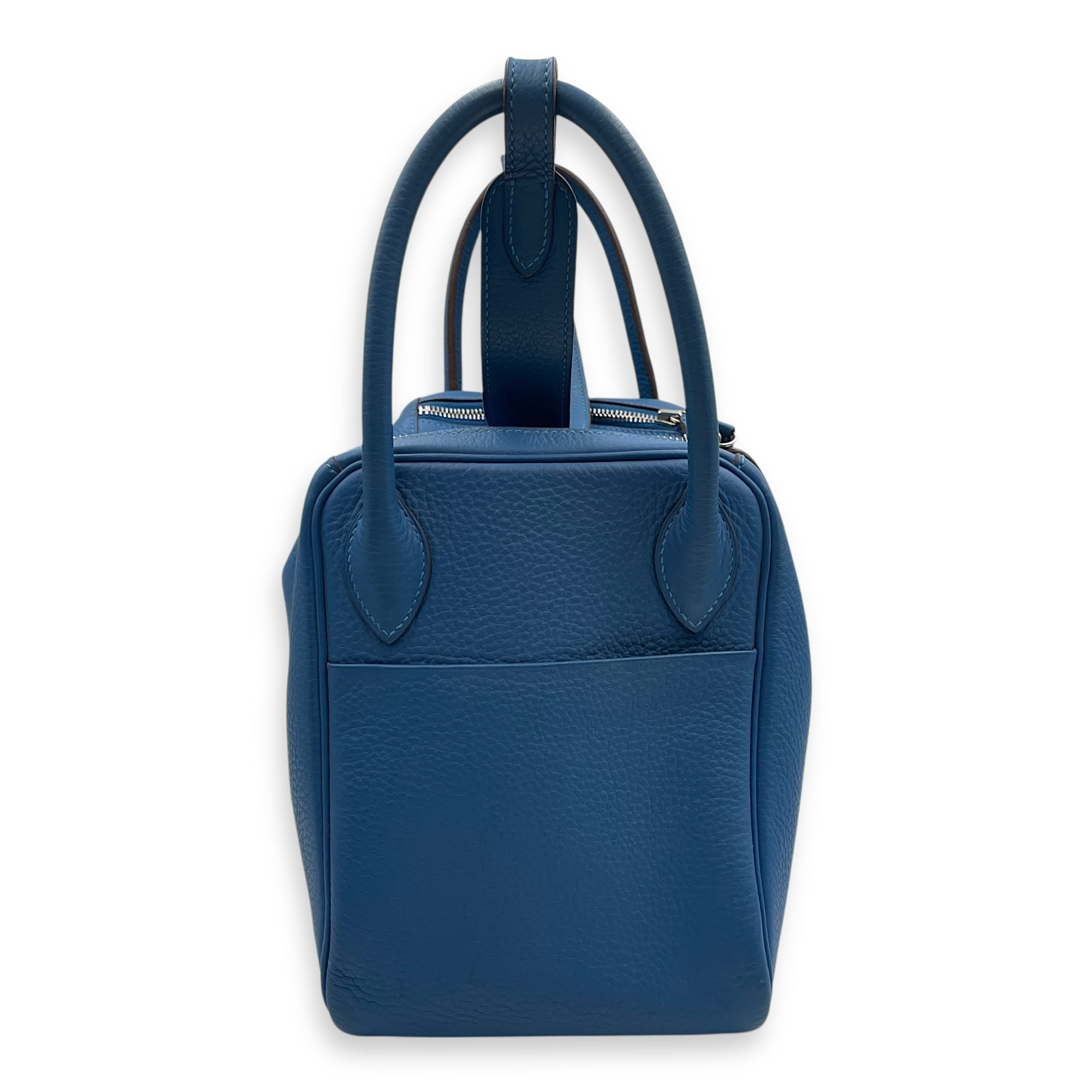 Lindy 30 Blue Mykonos in Clemence, Palladium hardware