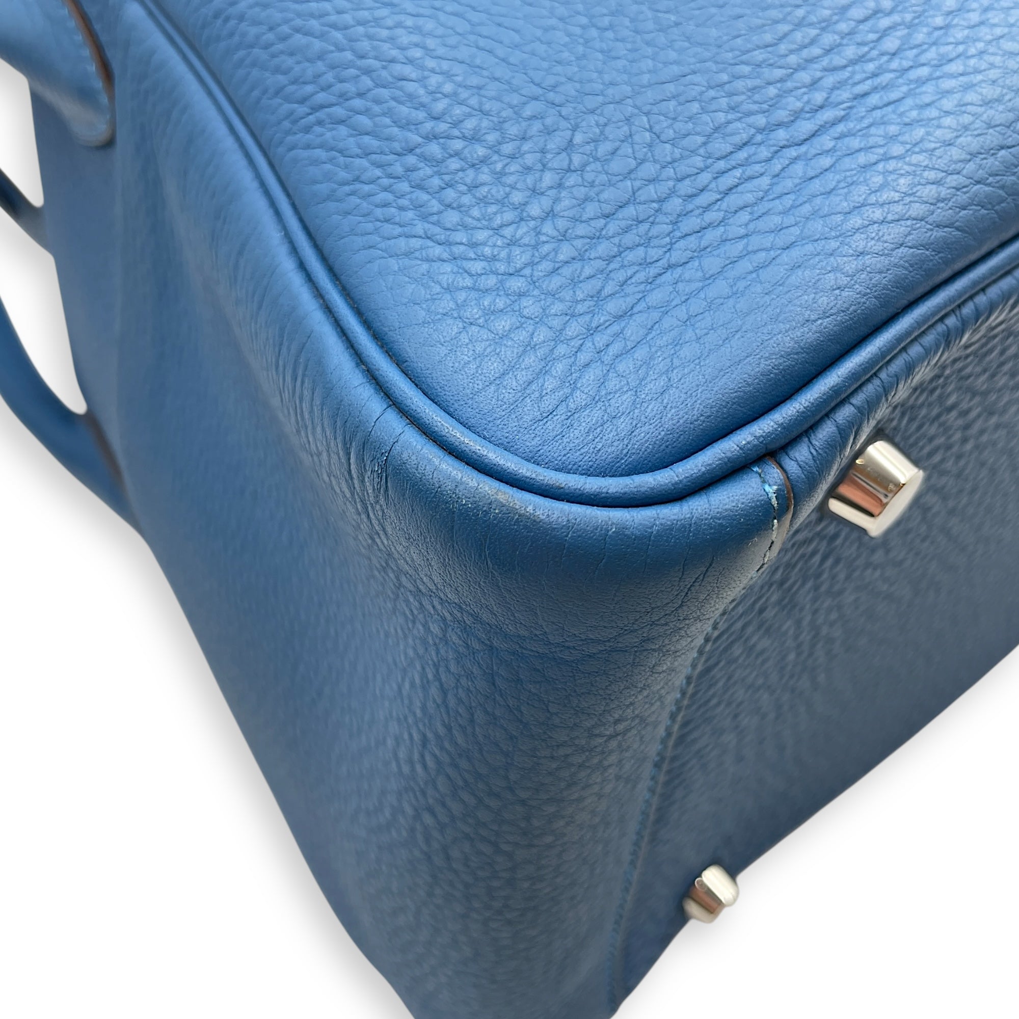 Lindy 30 Blue Mykonos in Clemence, Palladium hardware