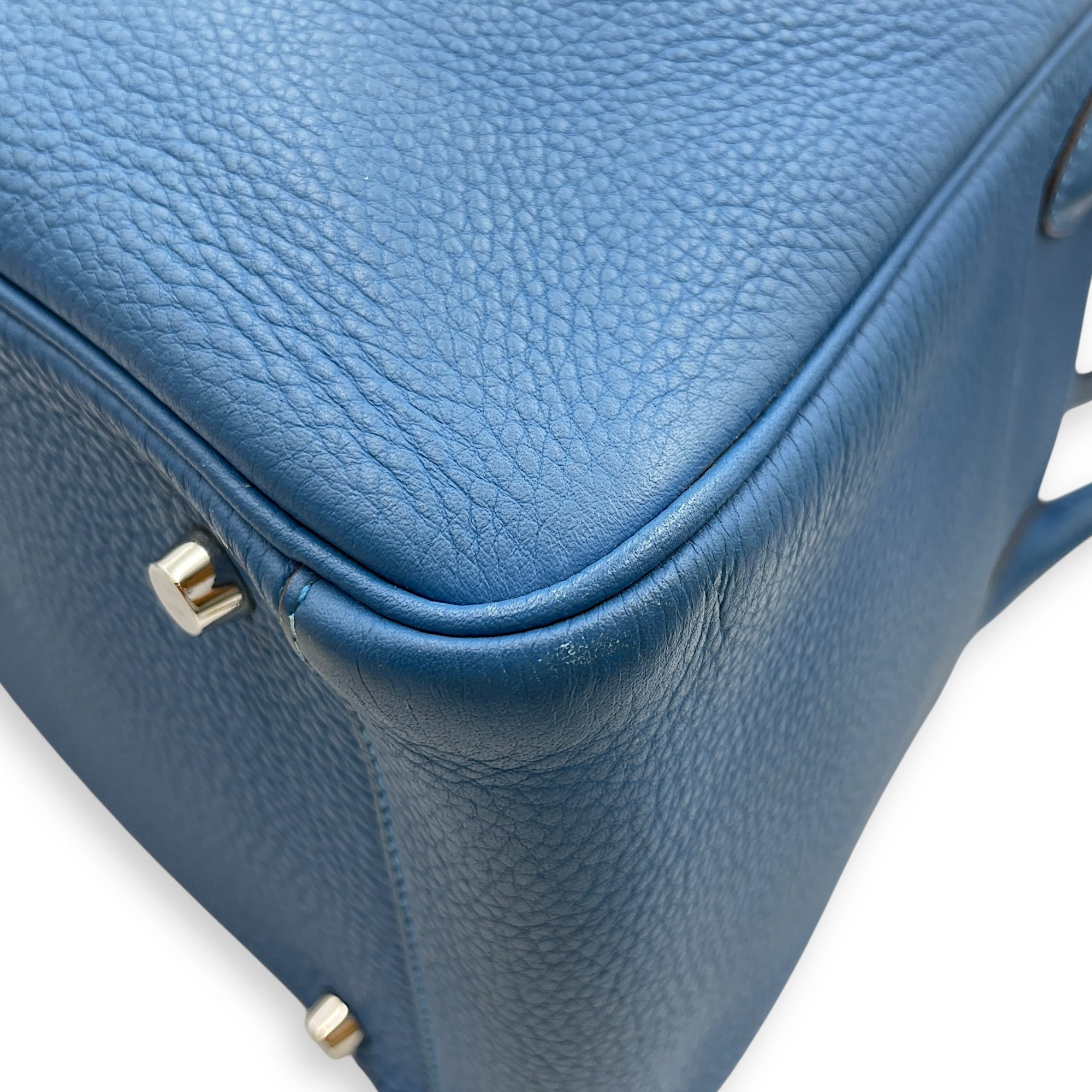 Lindy 30 Blue Mykonos in Clemence, Palladium hardware