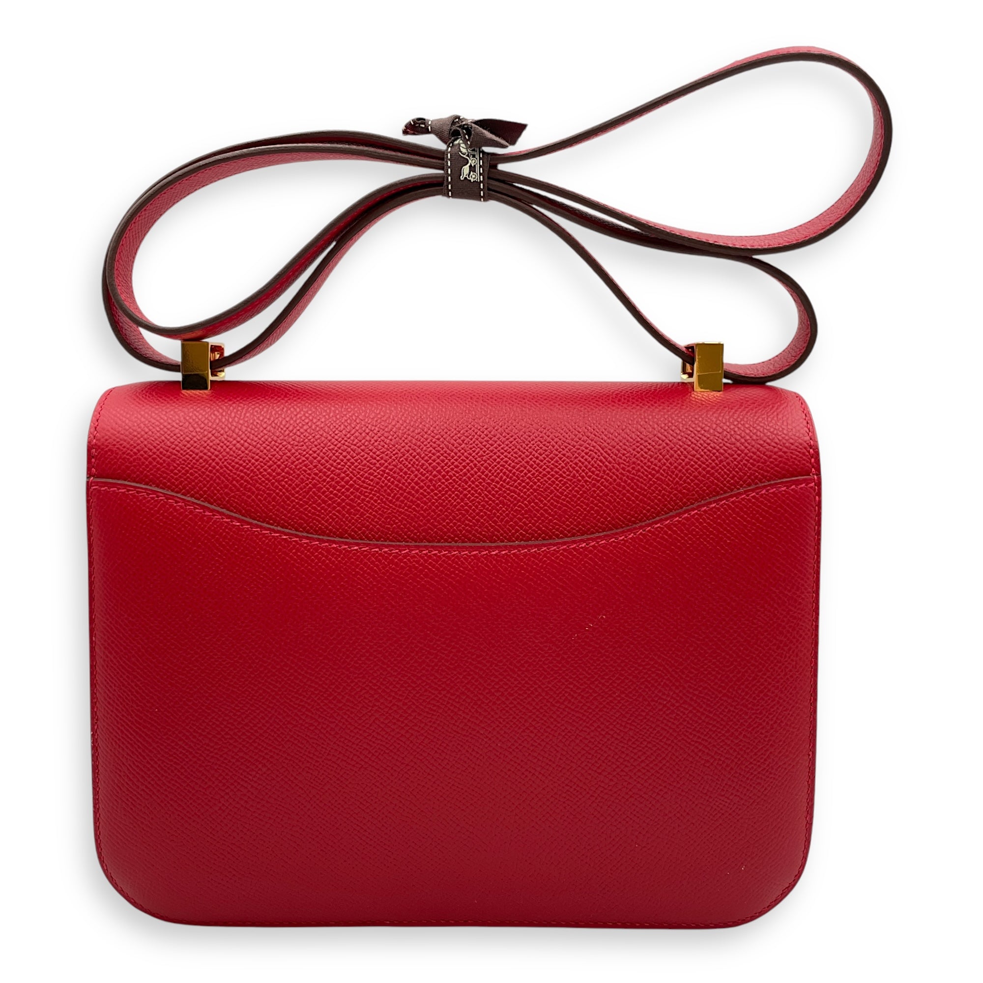 Constance 1 24 Rouge Casaque in Epsom, Gold hardware