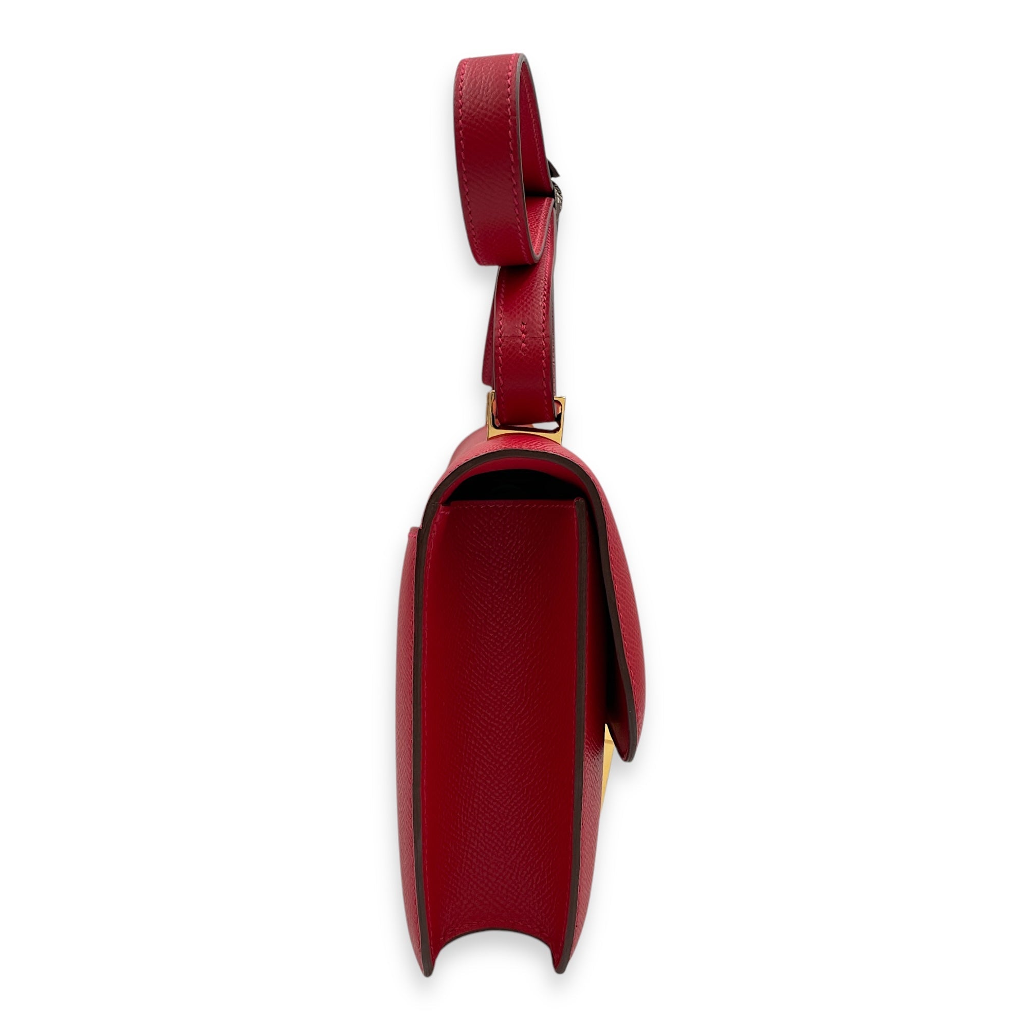 Constance 1 24 Rouge Casaque in Epsom, Gold hardware