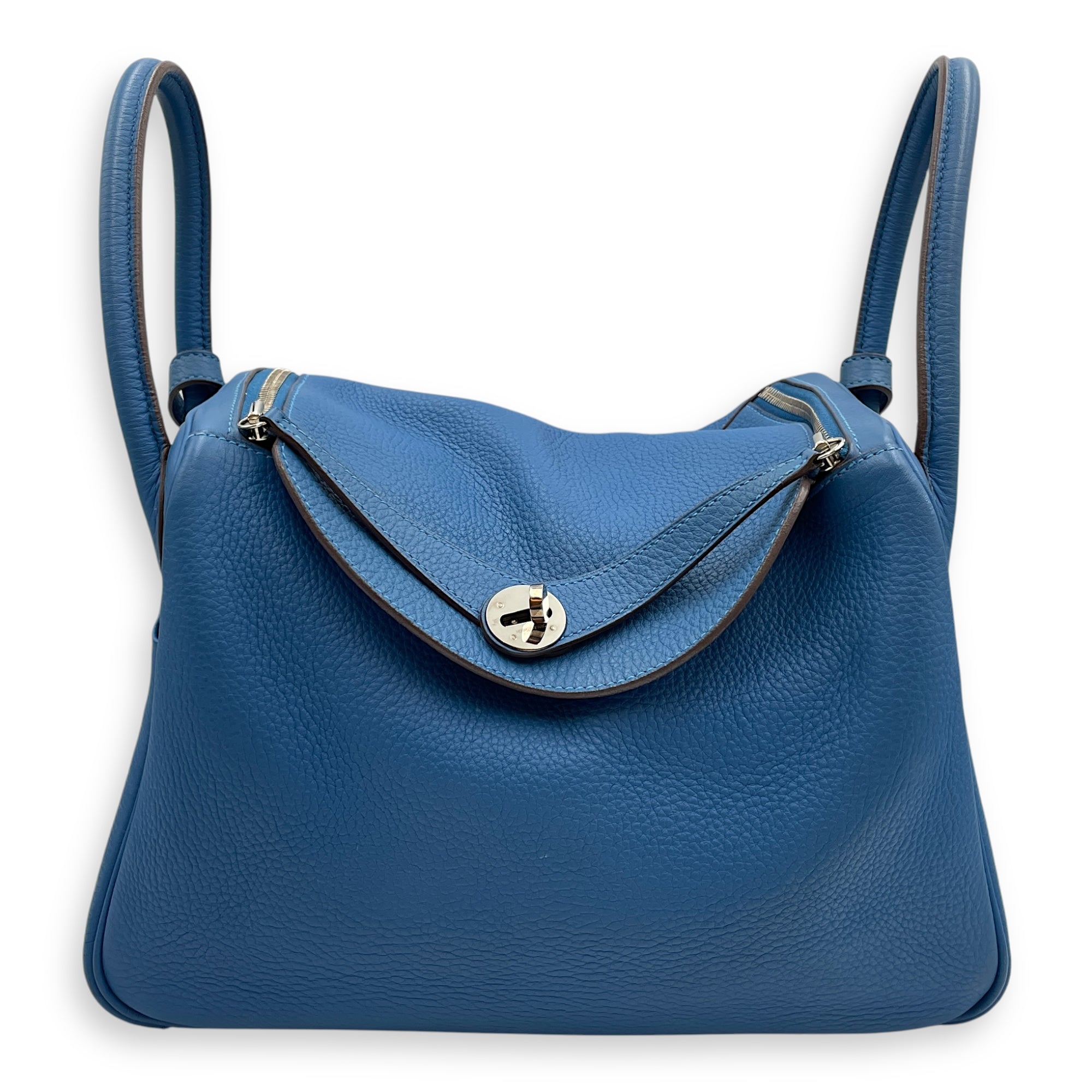 Lindy 30 Blue Mykonos in Clemence, Palladium hardware